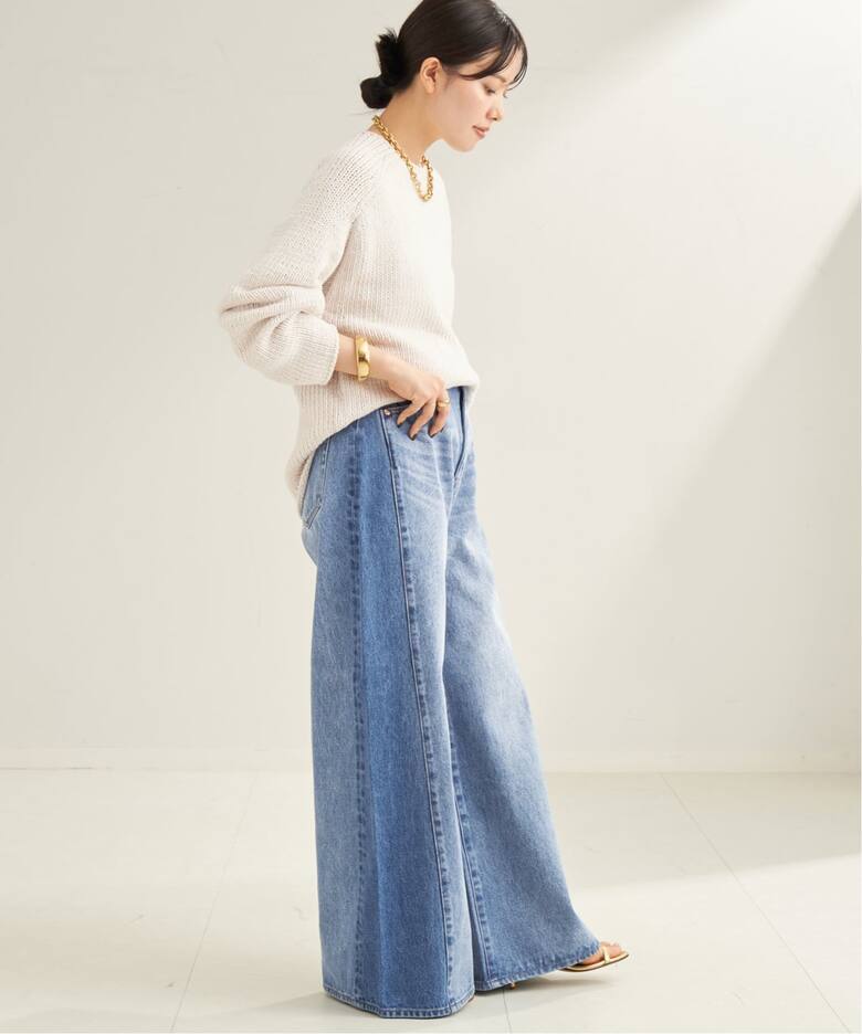 追加》REMAKE WIDE DENIM パンツ（デニムパンツ・ジーンズ）｜Plage 