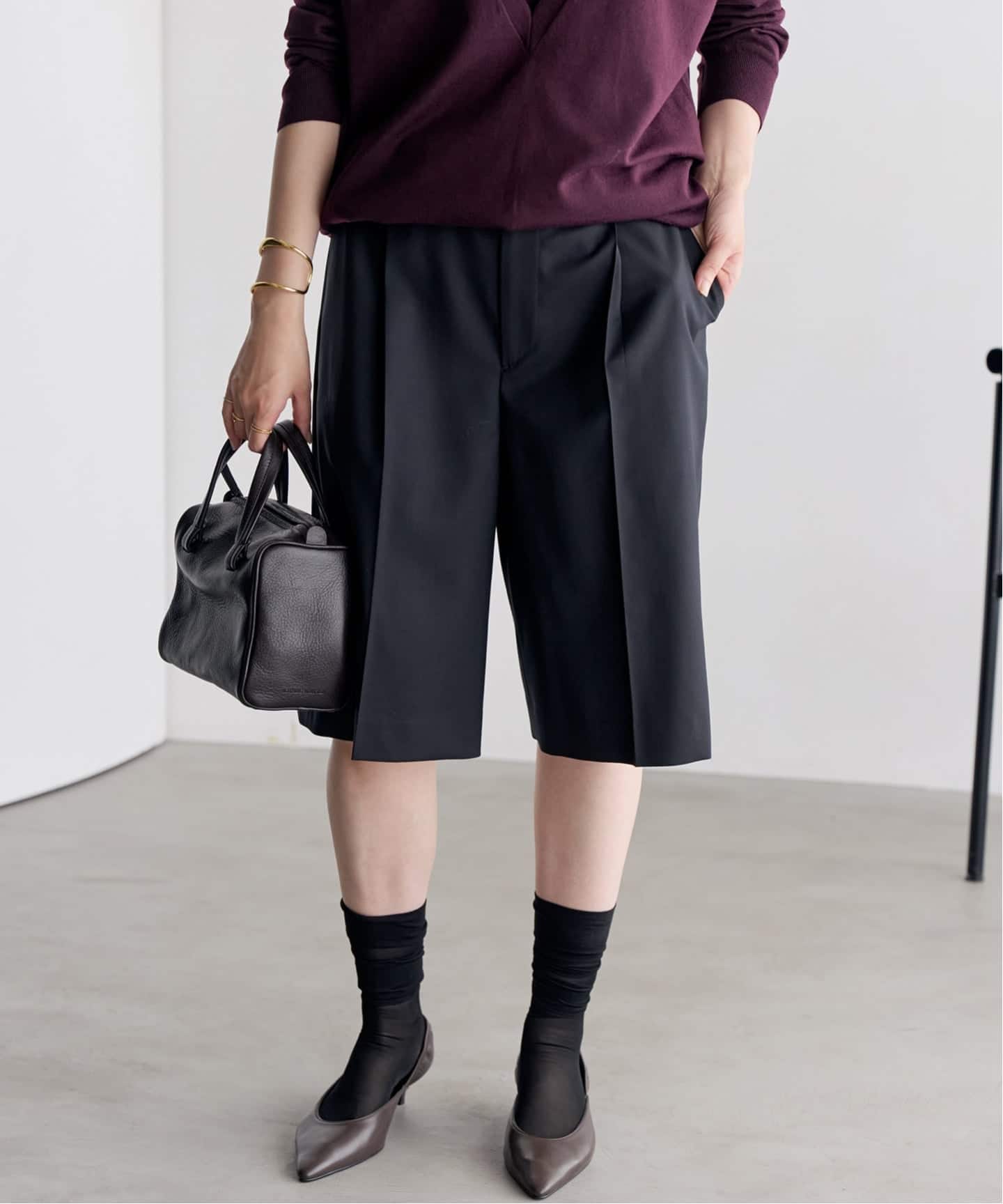 Plage SOFT WOOL ショートパンツ／36 Soft wool ハーフパンツ（ショート・ハーフパンツ）｜Plage