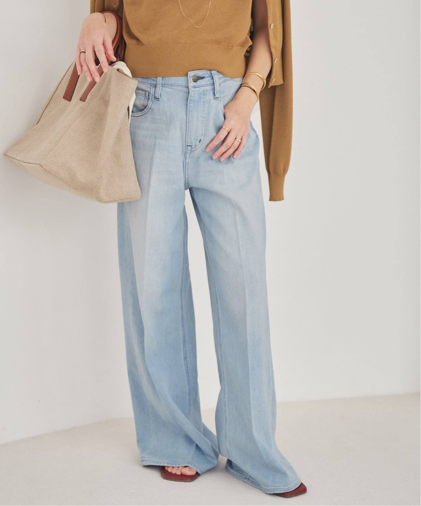 Healthy denim / ヘルシーデニム 別注 WIDE デニムパンツ(ブルー