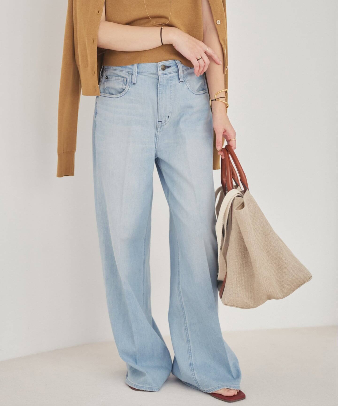 Healthy denim / ヘルシーデニム 別注 WIDE デニムパンツ(ブルー