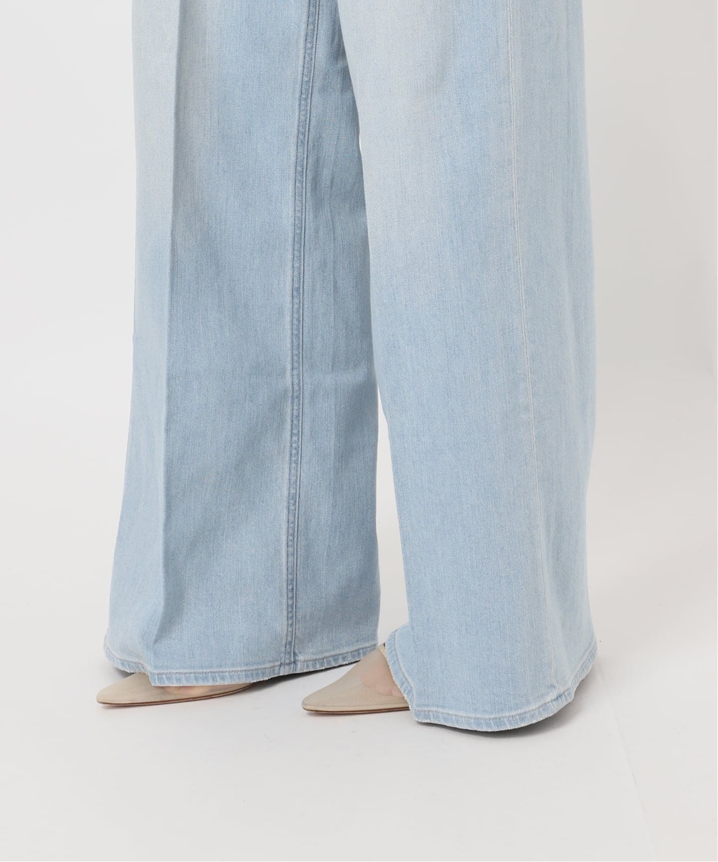 Healthy denim / ヘルシーデニム 別注 WIDE デニムパンツ(ブルー