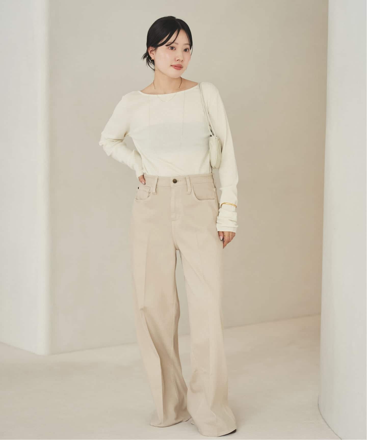 Healthy denim / ヘルシーデニム 別注 WIDE デニムパンツ(ベージュ