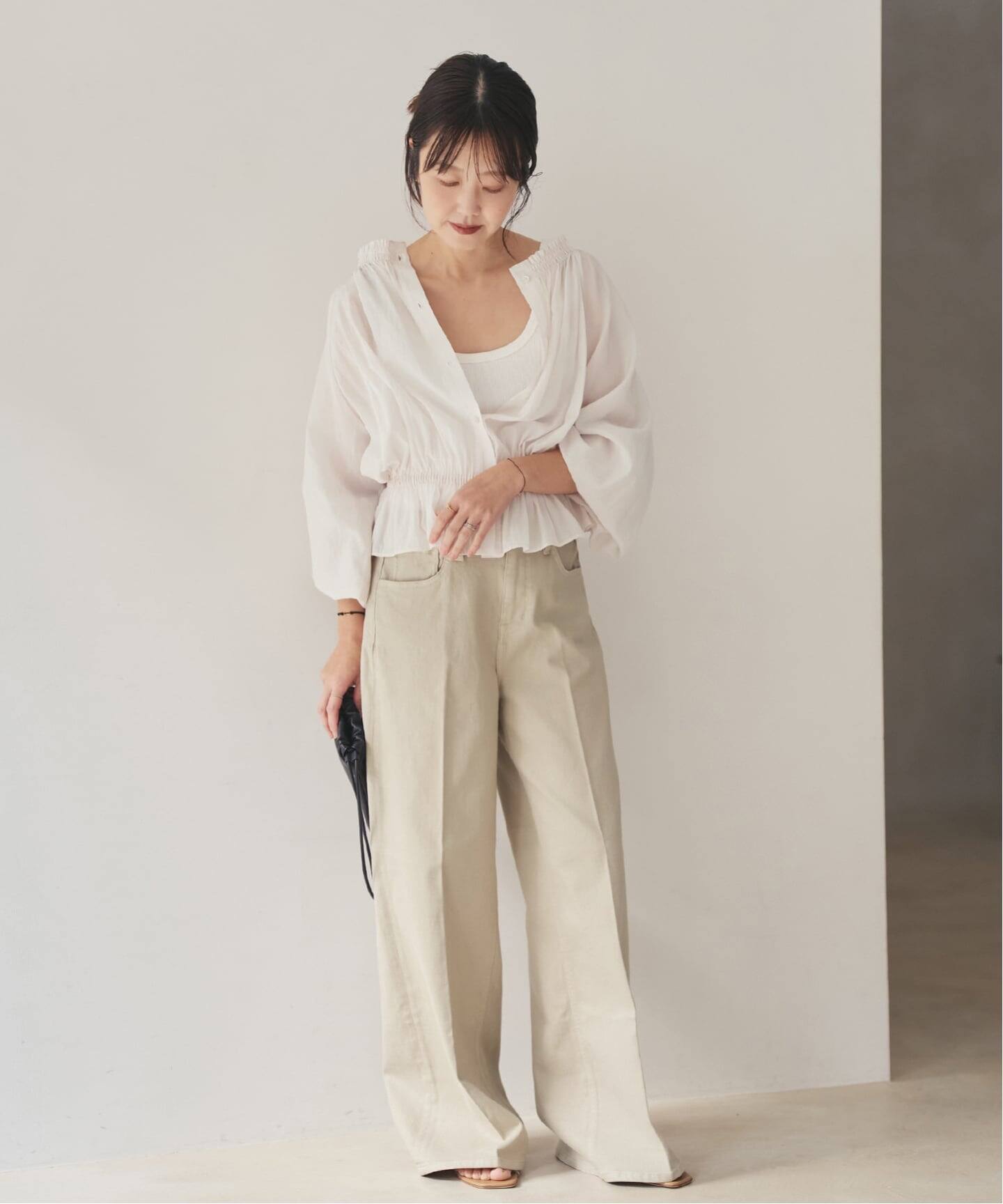 Healthy denim / ヘルシーデニム 別注 WIDE デニムパンツ(ベージュ
