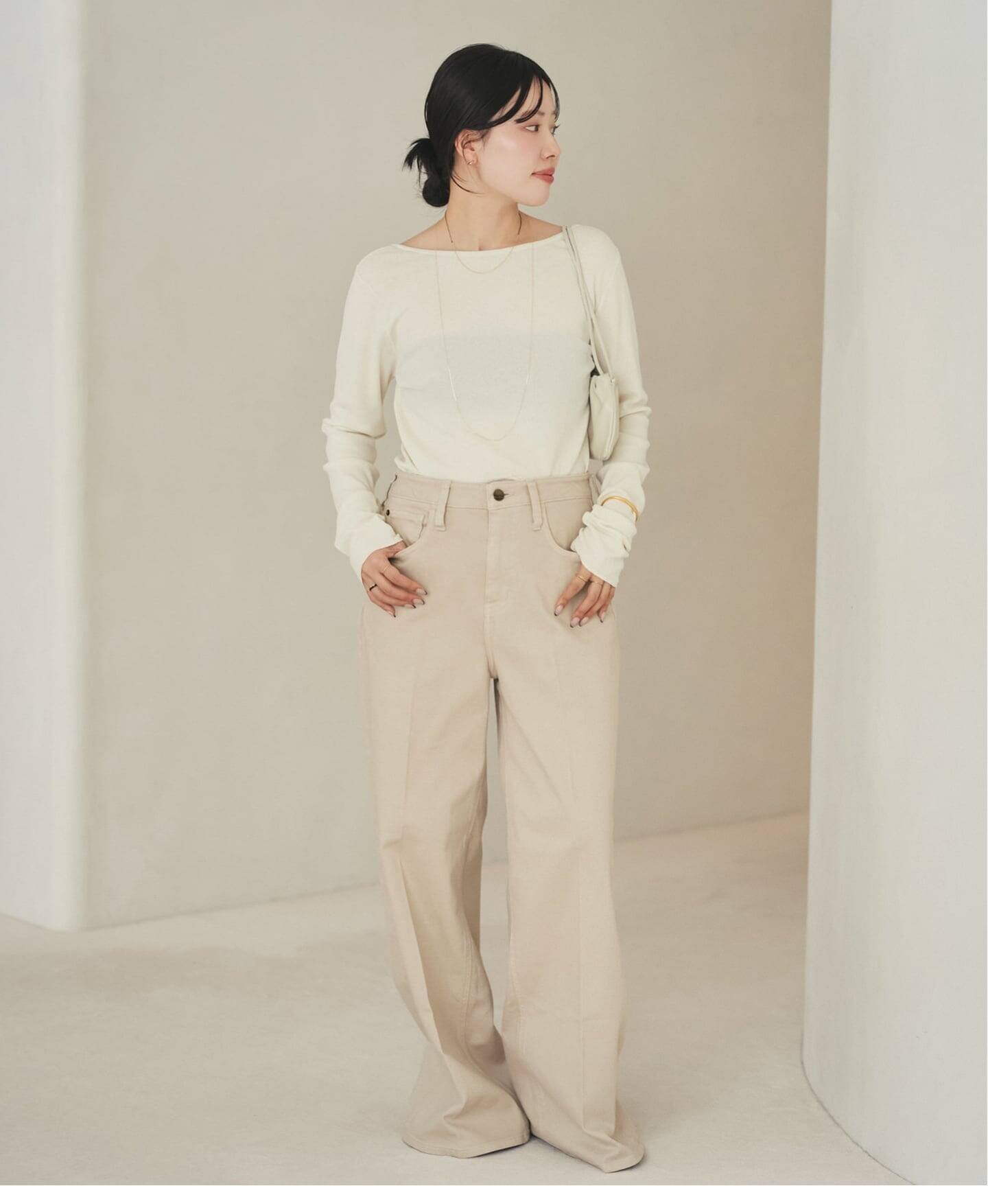 Healthy denim / ヘルシーデニム 別注 WIDE デニムパンツ(ベージュ