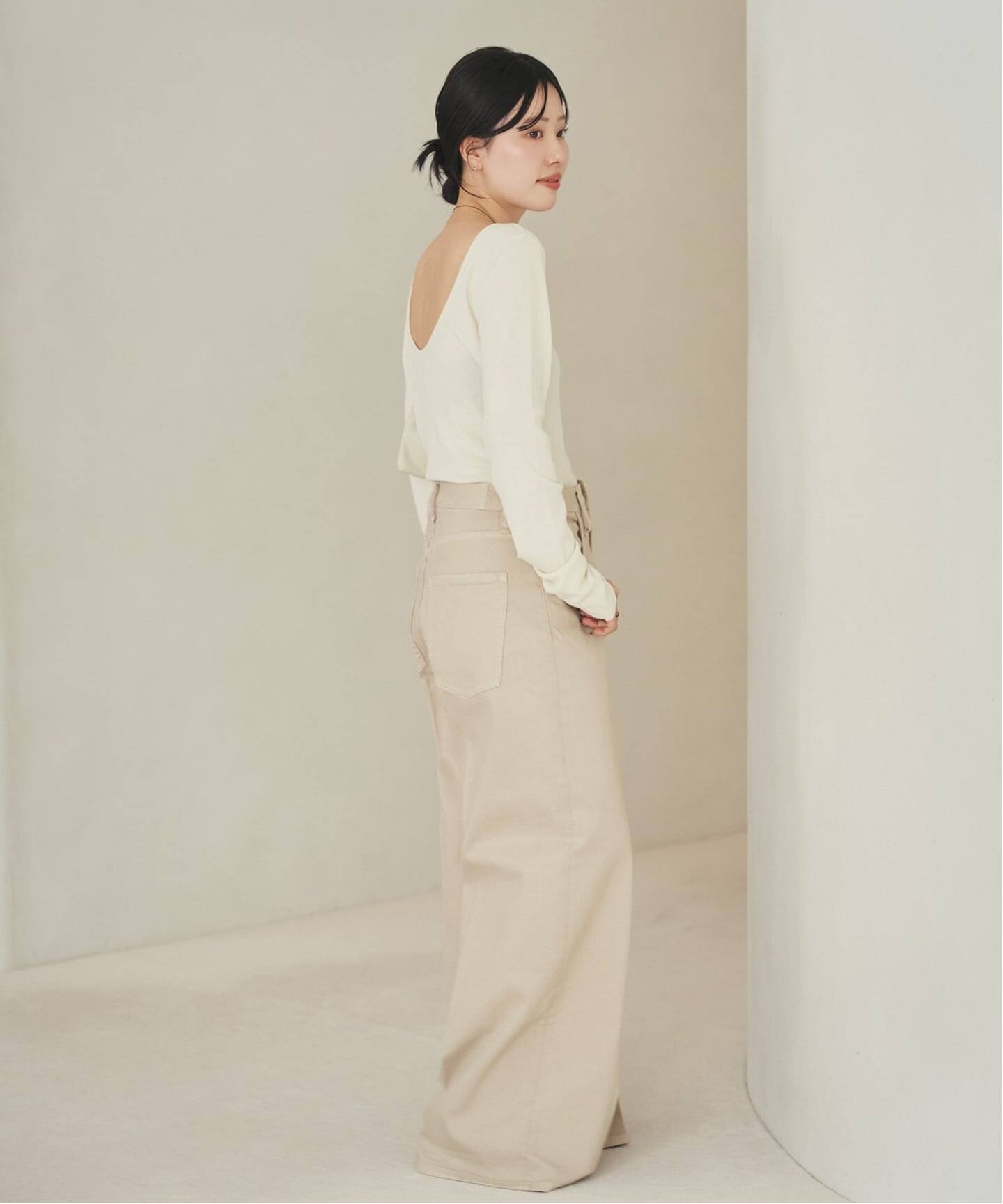 Healthy denim / ヘルシーデニム 別注 WIDE デニムパンツ(ベージュ 