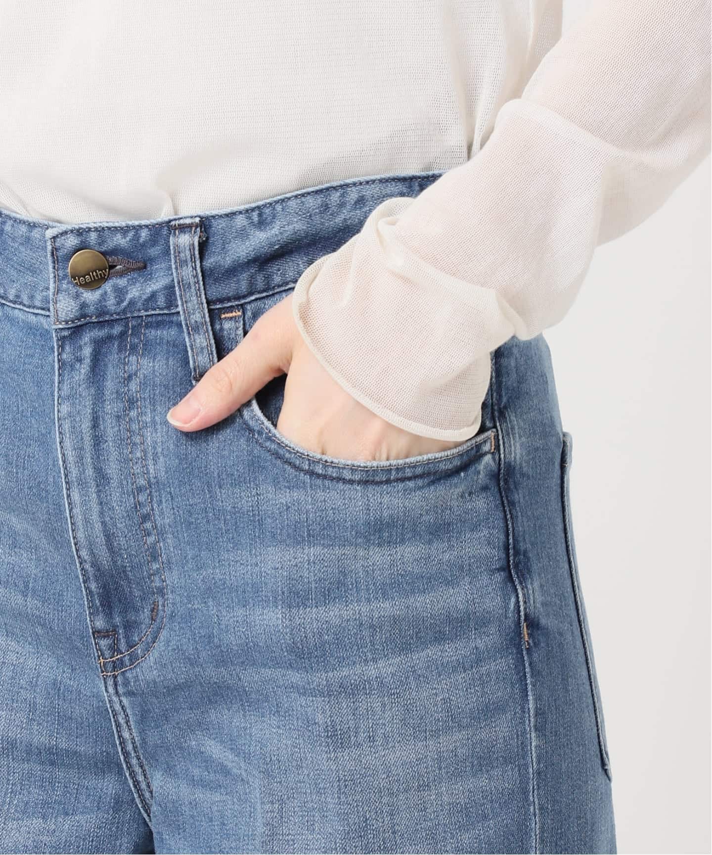 Healthy denim / ヘルシーデニム 別注 SLIT デニムパンツ（デニム
