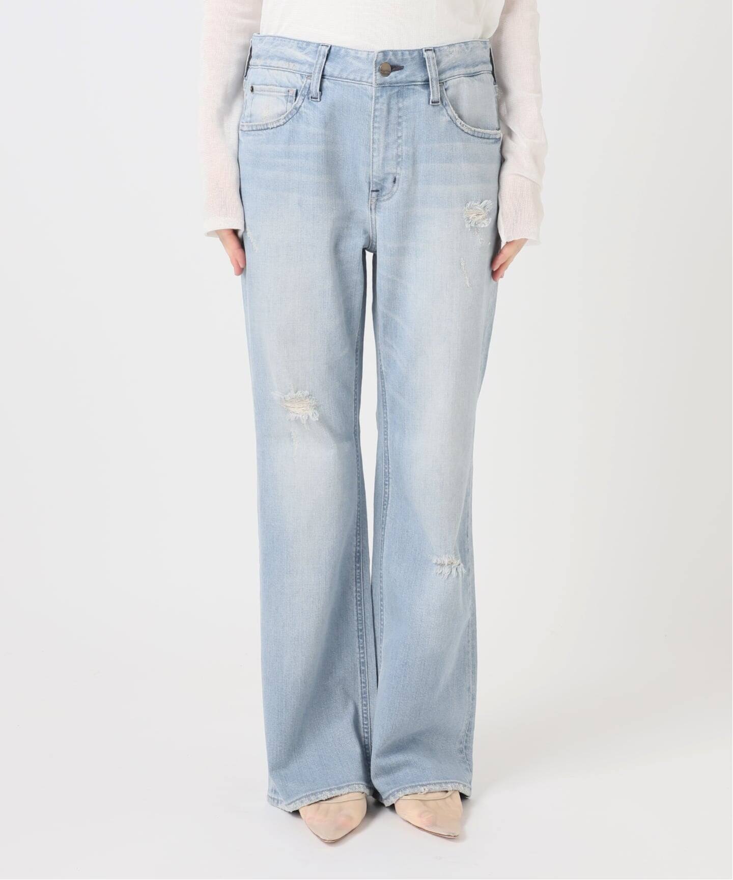 Healthy denim / ヘルシーデニム 別注 FLARE CRUSHED デニムパンツ