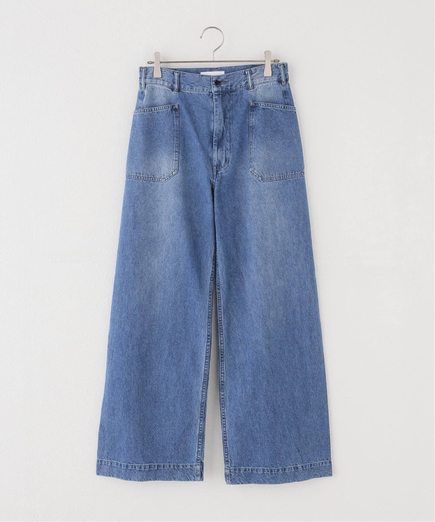 CLOTH ACROSS / クロスアクロス 別注 BACK BELT デニムパンツ（デニム