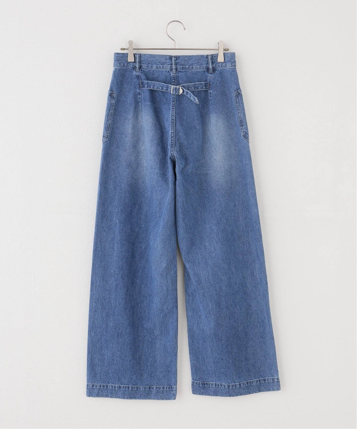 CLOTH ACROSS / クロスアクロス 別注 BACK BELT デニムパンツ（デニム