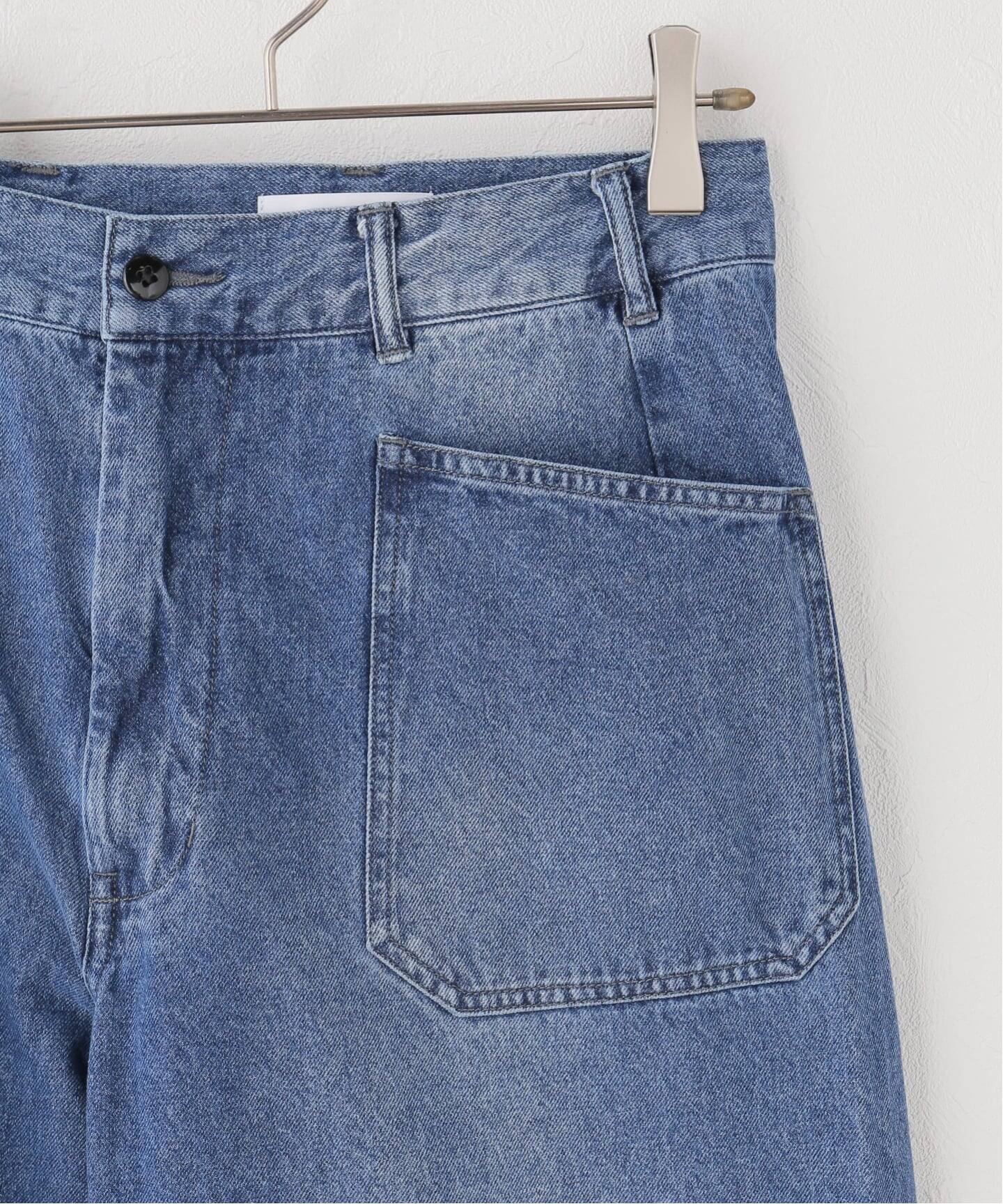 CLOTH ACROSS / クロスアクロス 別注 BACK BELT デニムパンツ（デニム