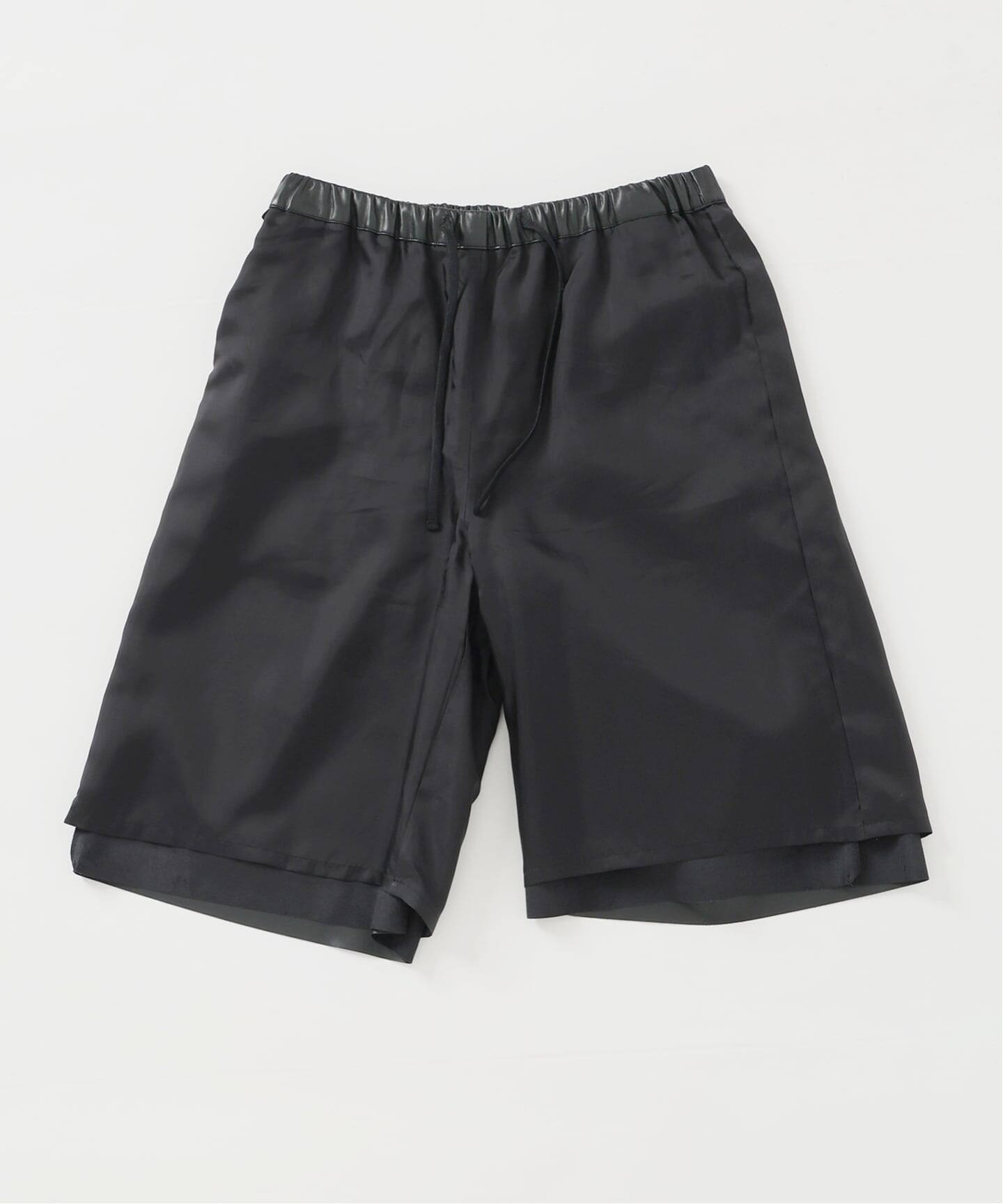 Faux Leather イージーショーツ（ショート・ハーフパンツ）｜VERMEIL