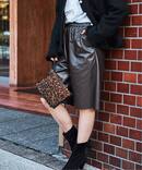 Faux Leather イージーショーツ