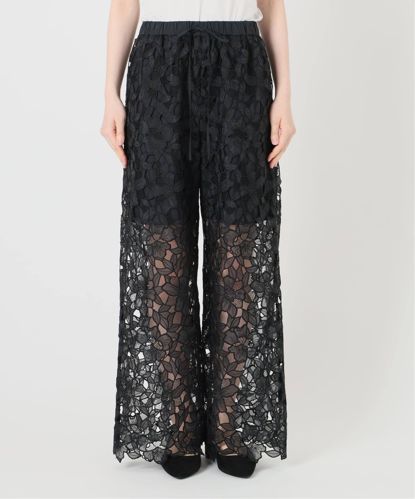 Cutwork Lace イージーパンツ（その他パンツ）｜VERMEIL par iena