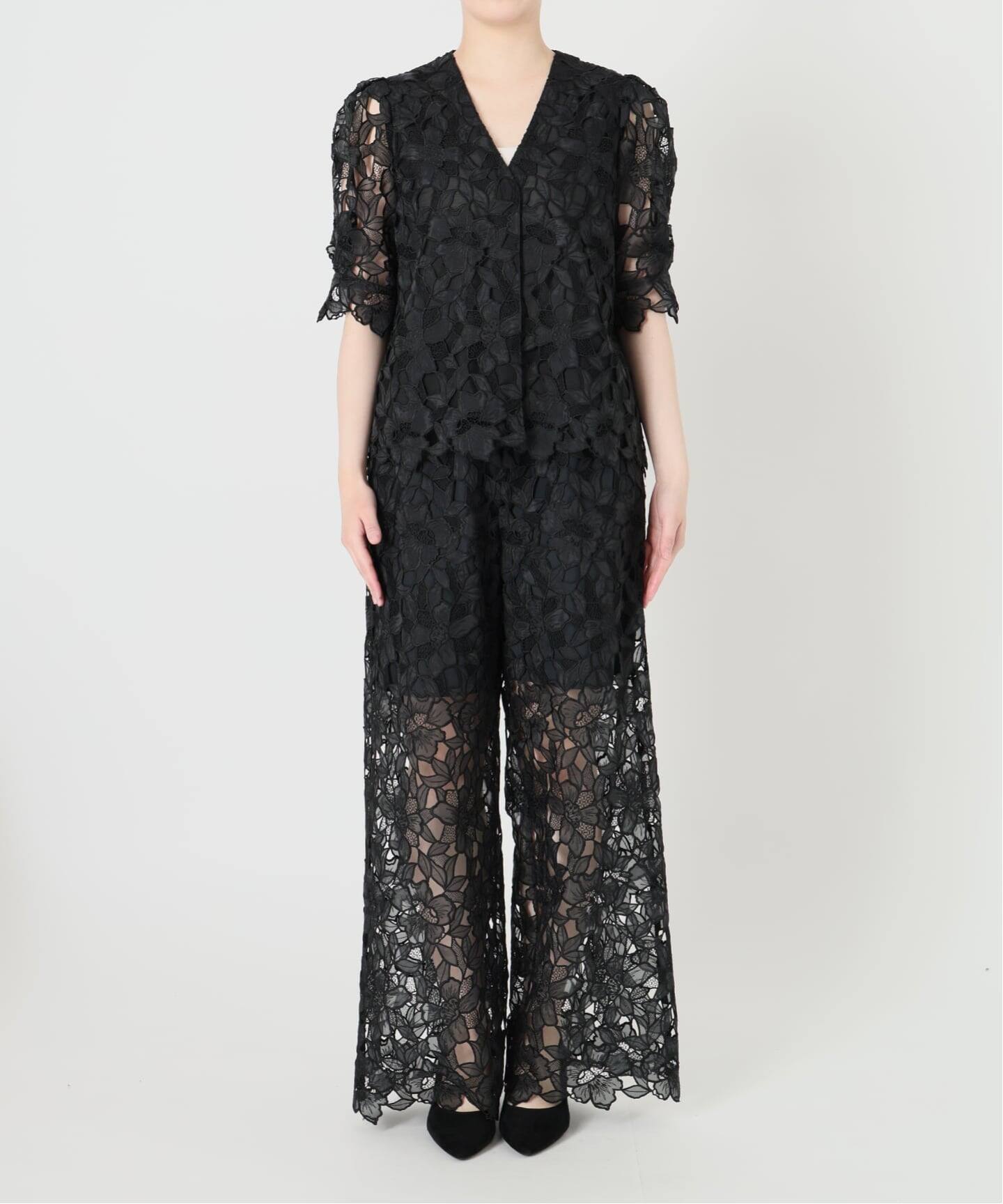 Cutwork Lace イージーパンツ（その他パンツ）｜VERMEIL par iena