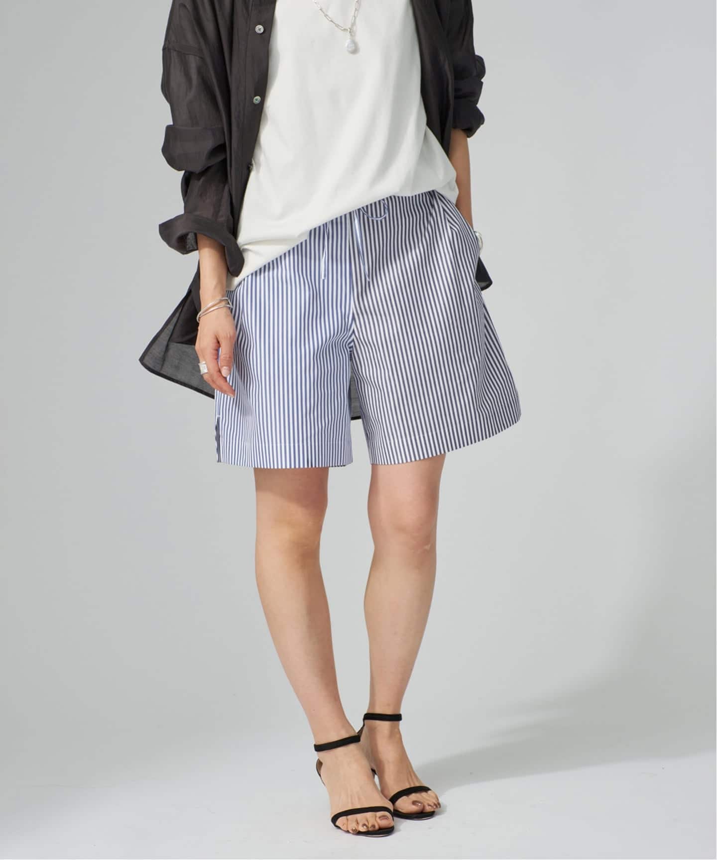 Stripe ショートパンツ（ショート・ハーフパンツ）｜VERMEIL par iena