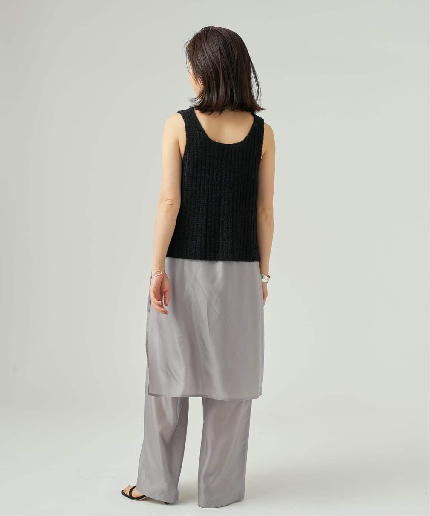 INSCRIRE アンスクリア Cupro Layered パンツ I26SS-PT186（その他