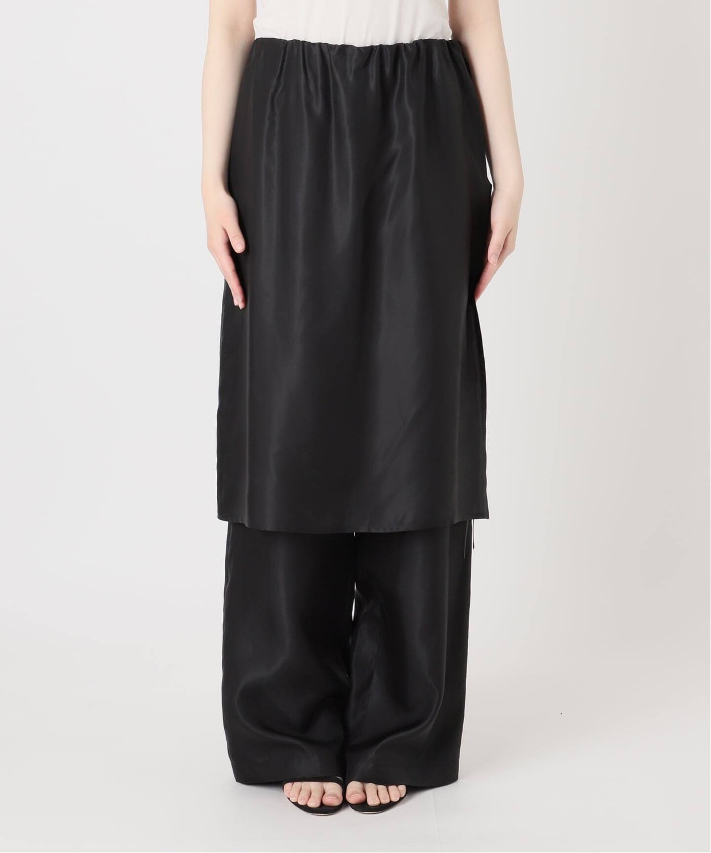 INSCRIRE アンスクリア Cupro Layered パンツ I26SS-PT186（その他