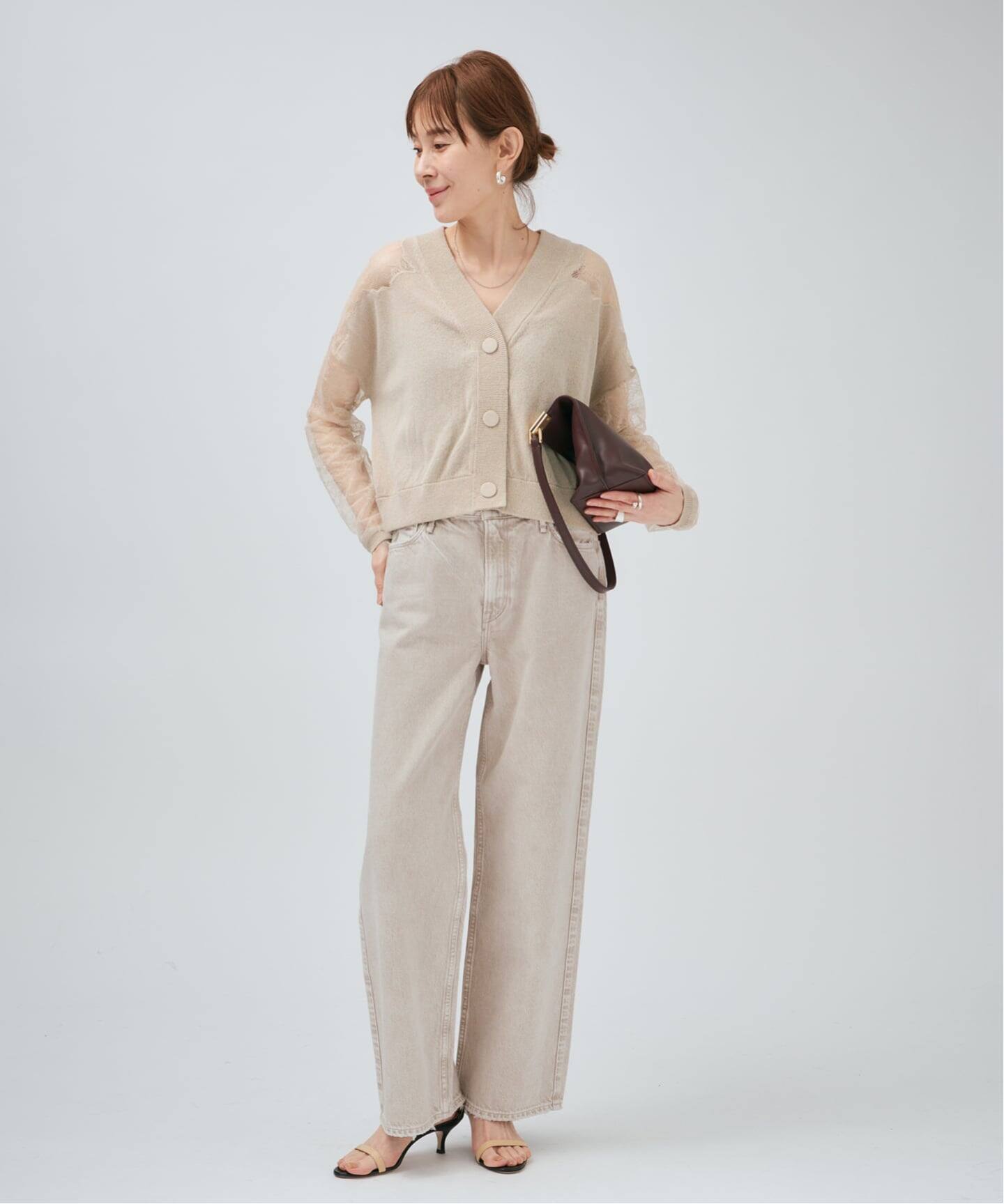 VERMEIL par iena アッパーハイツ カレッジ　Tシャツ　キャメル IENA - VERMEIL par iena アッパーハイツ カレッジ Tシャツ キャメルの