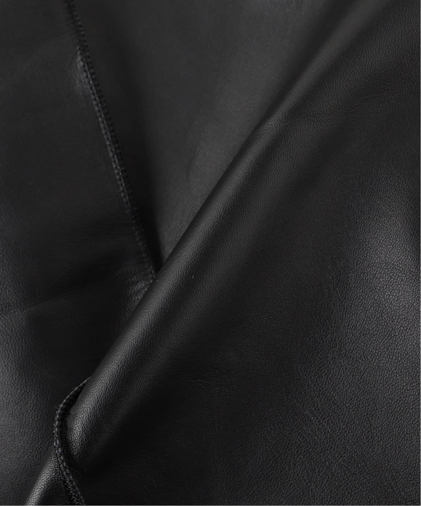 CLASS / クラス】LAMBSKIN MAIL PANTS：ラムレザー ショートパンツ