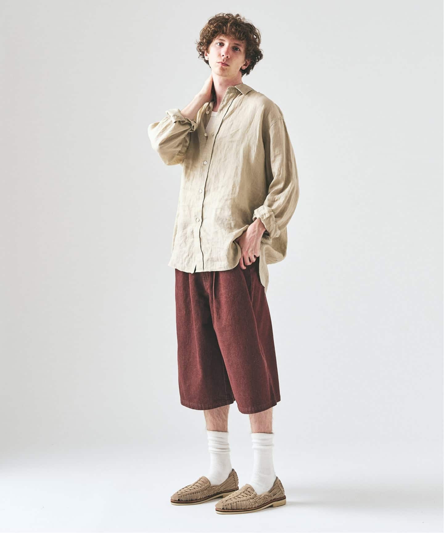 デニムワイドショーツ（ショート・ハーフパンツ）｜417 EDIFICE