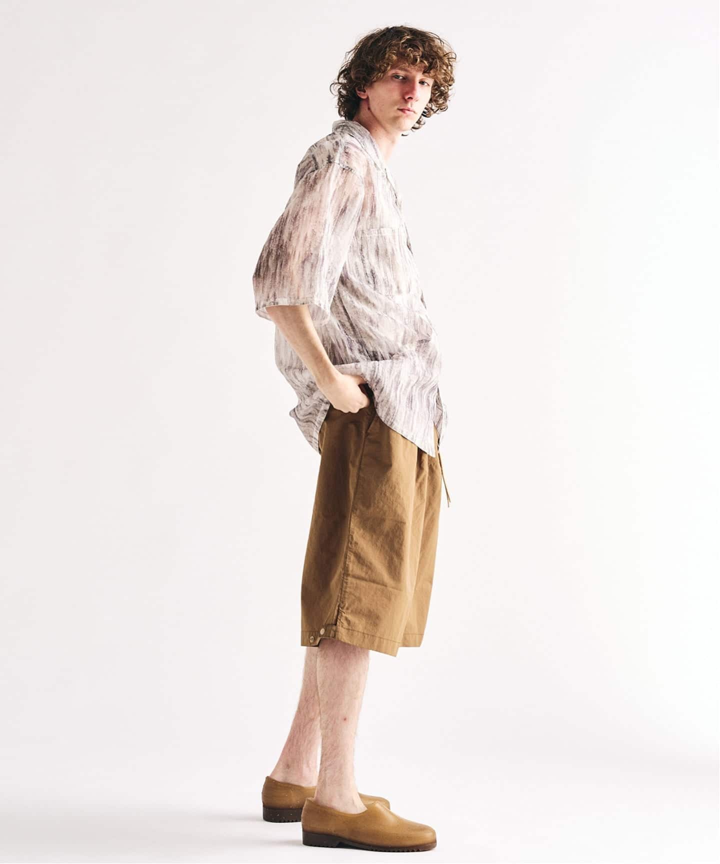 迷迭香 / マンネンロウ 417別注 NYLON HARVEST LOOSE SHORTS（ショート