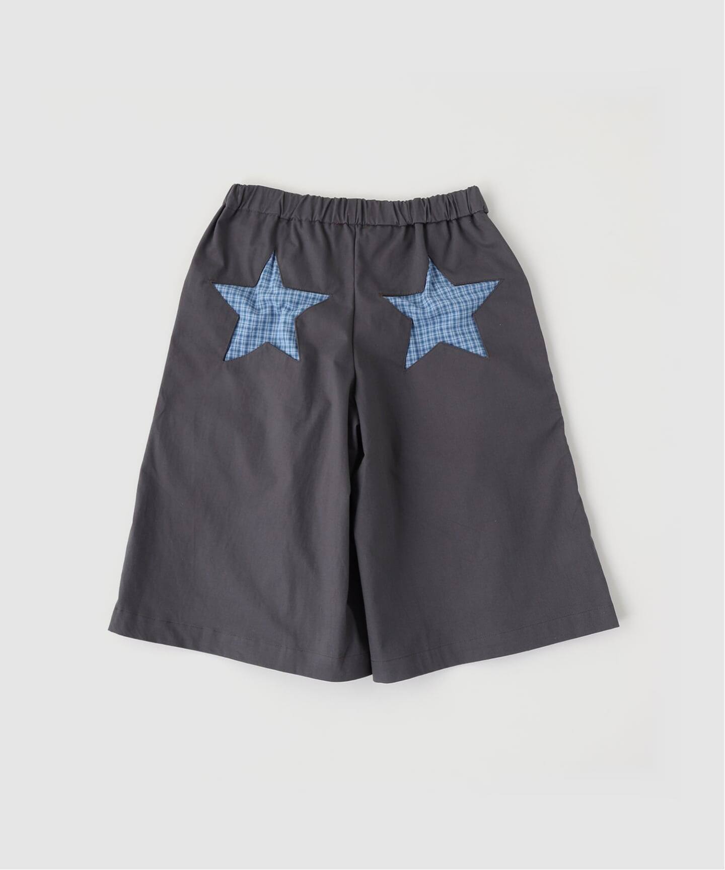 This Uniform / ディス ユニフォーム CHARCOAL STAR SHORTS（ショート