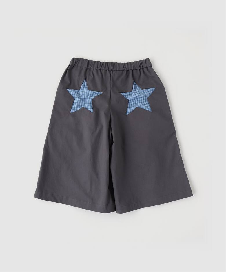 This Uniform / ディス ユニフォーム CHARCOAL STAR SHORTS（ショート 
