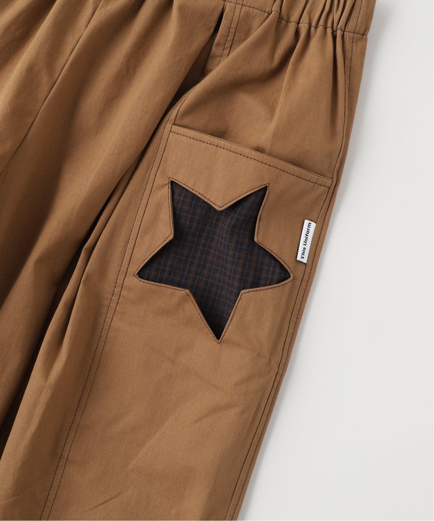 This Uniform / ディス ユニフォーム TAN STAR SHORTS（ショート