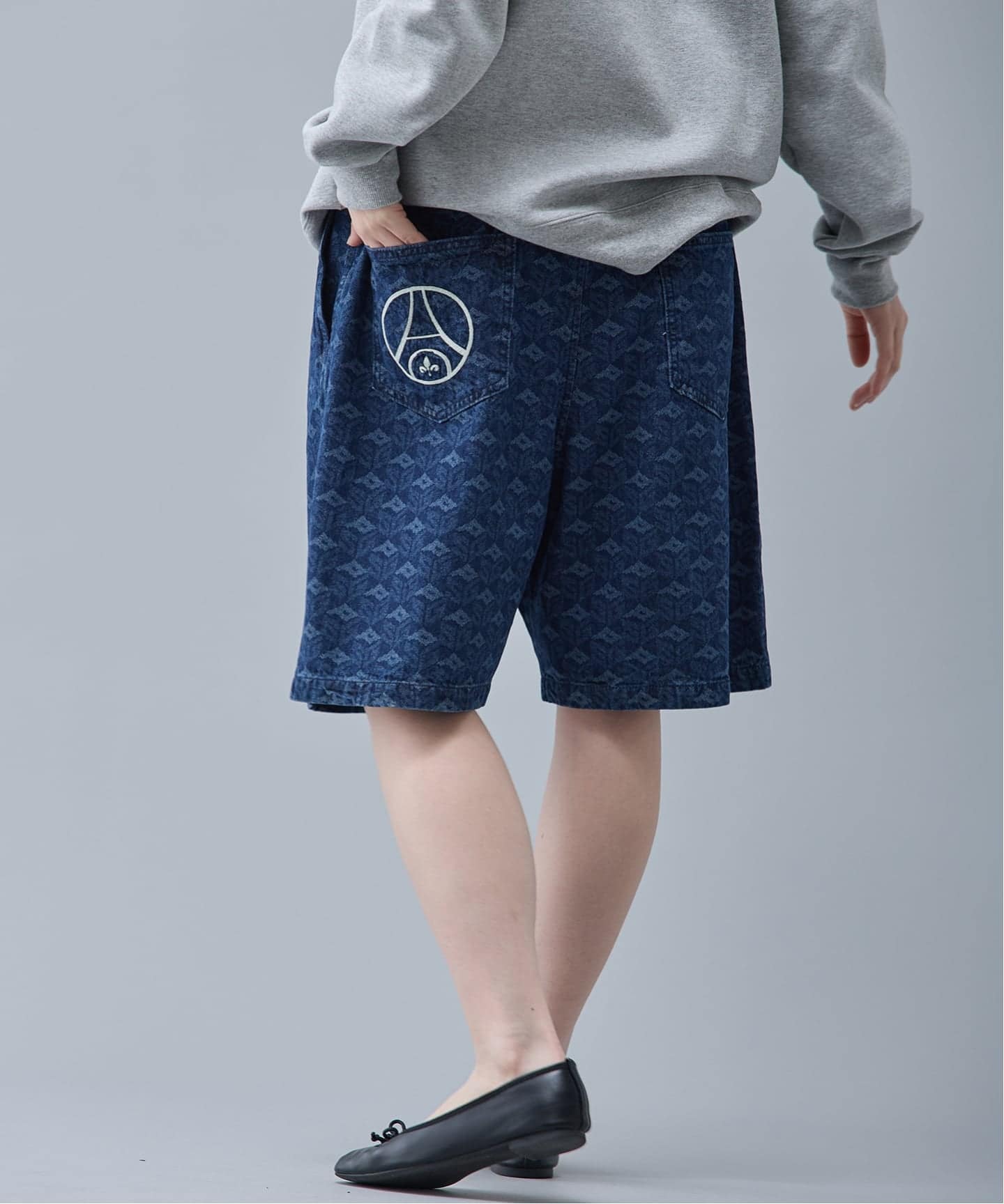 パリサンジェルマン　デニムハーフパンツ Paris Saint-Germain / パリ・サン＝ジェルマン】 JP Denim Shorts