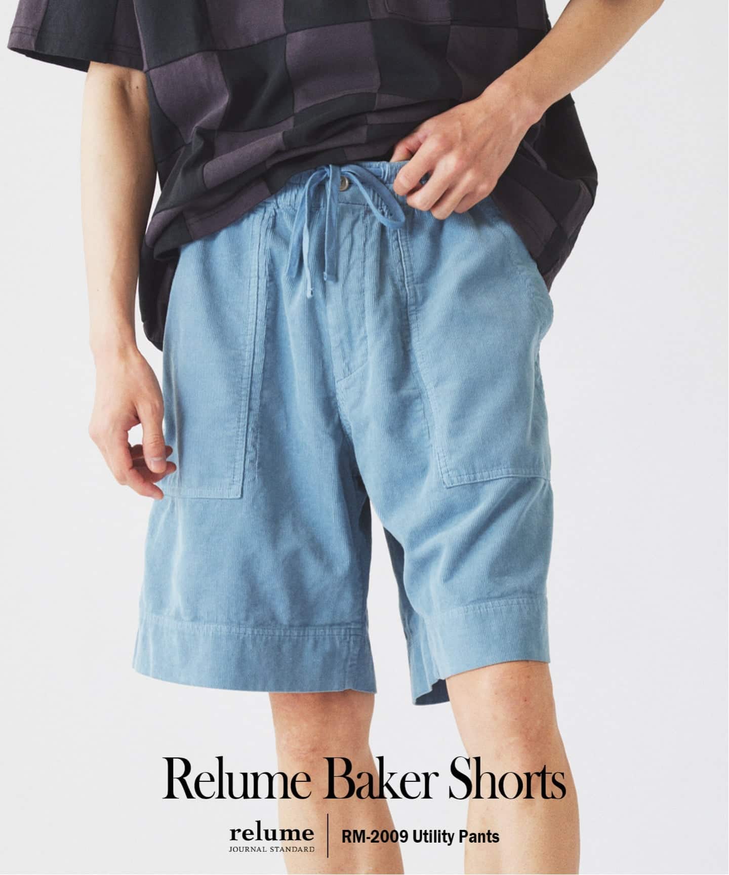 Relume”サマーコーデュロイ ベイカー ショーツ（ショート・ハーフ