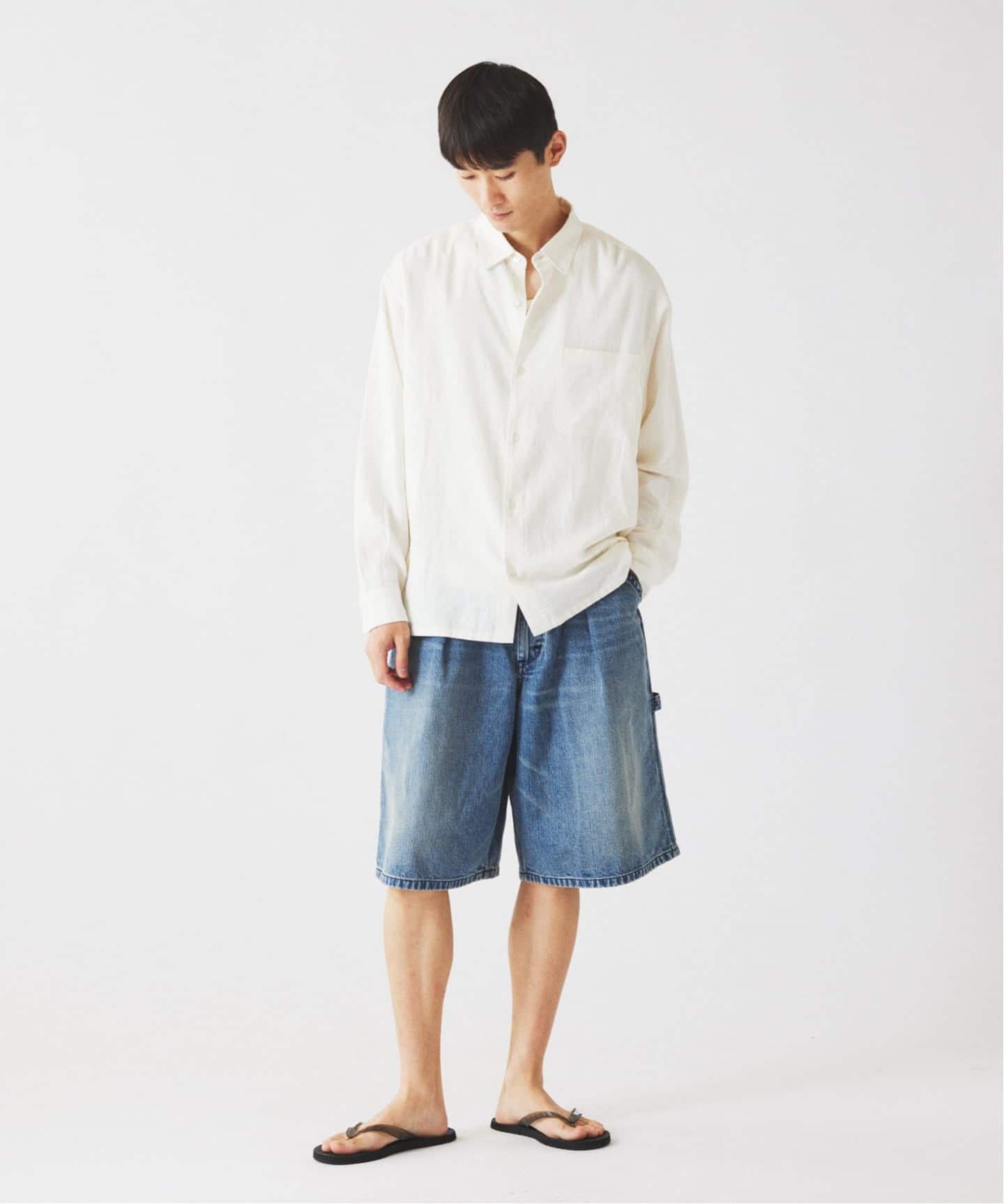 予約》Lee / リー 別注 バギー ペインター デニムショーツ（ショート