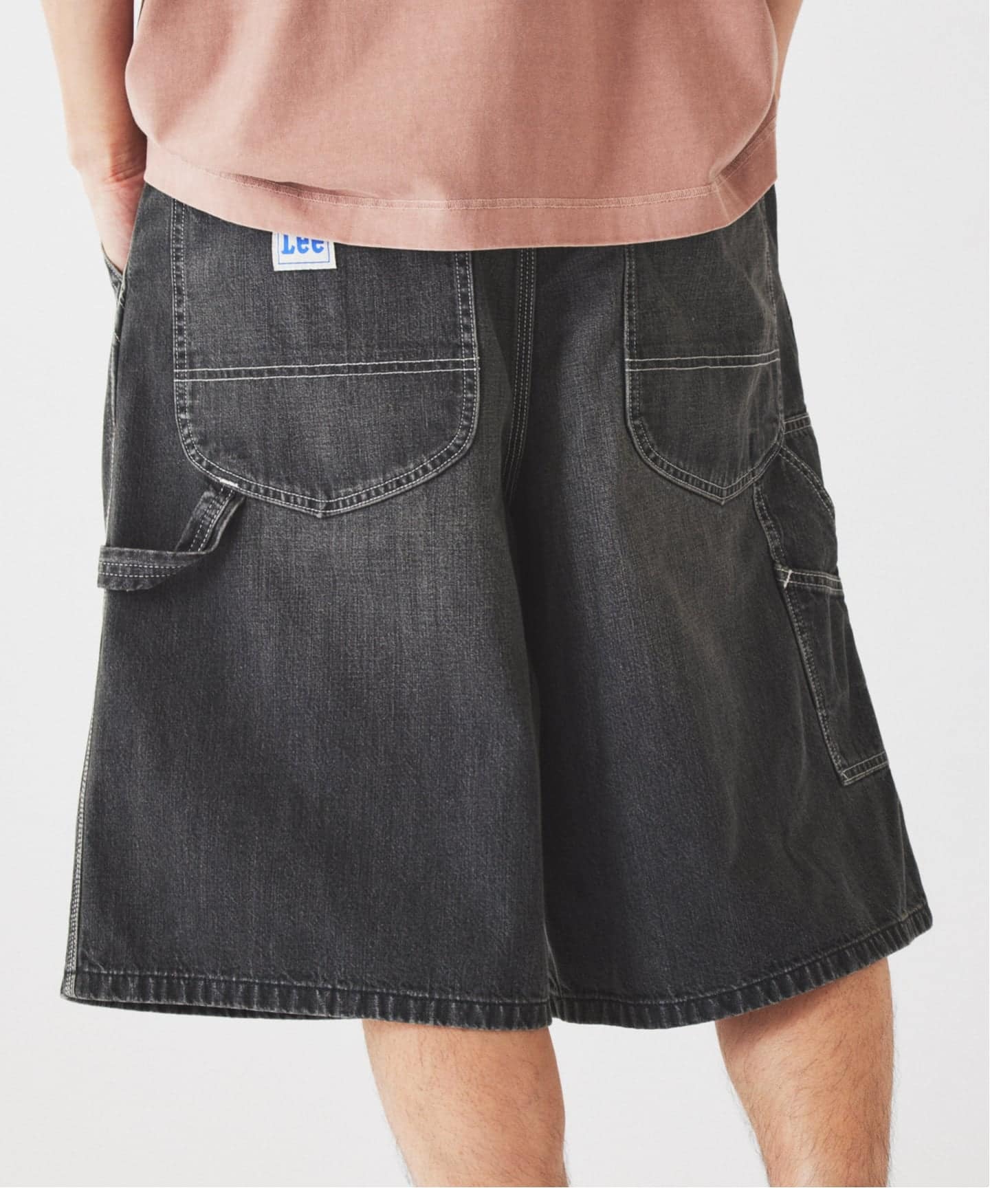 極太　Jorts バギーショーツ　ペインターショーツ　デニムショーツ Lee / リー 別注 バギー ペインター デニムショーツ（ショート・ハーフ