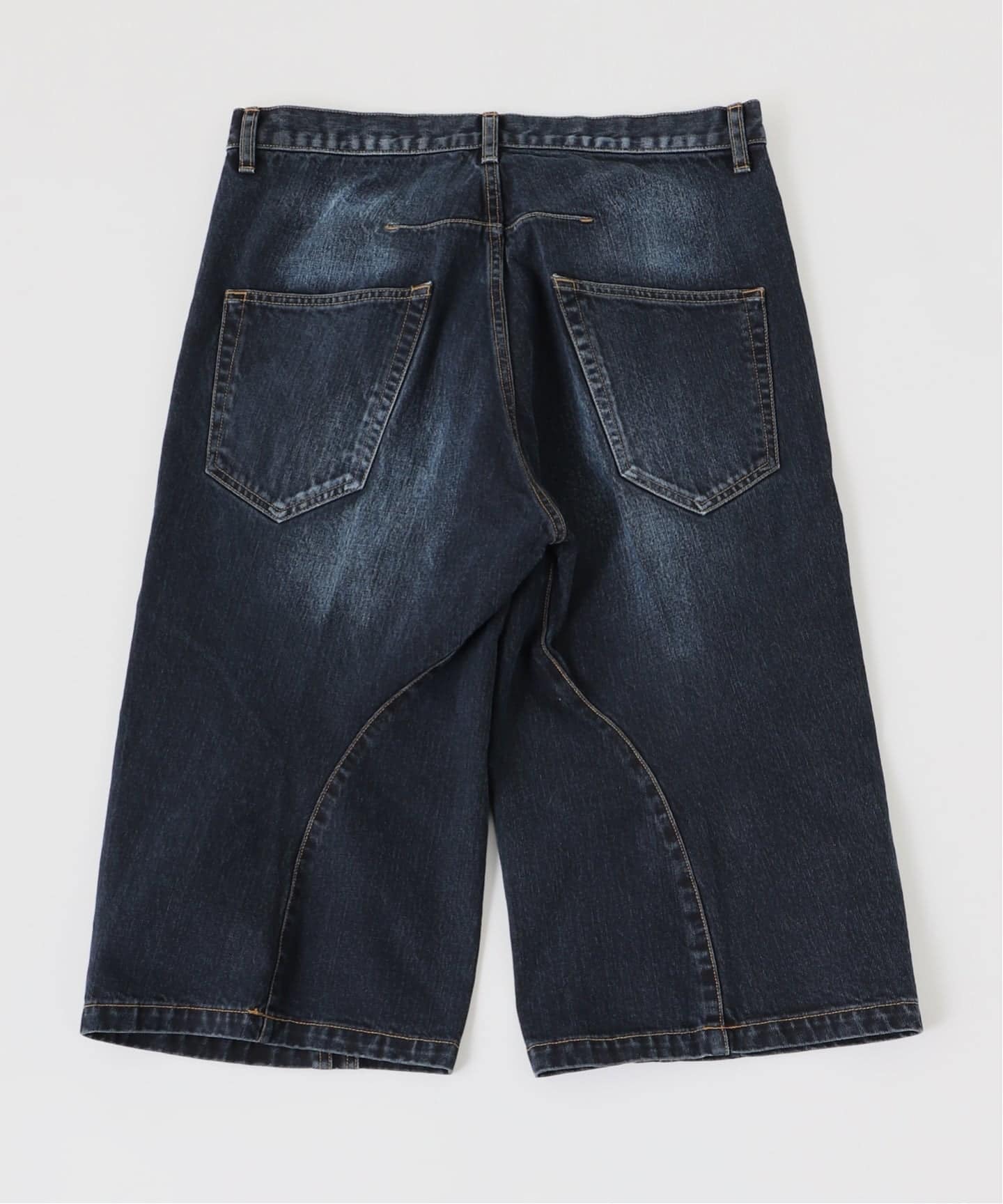 NVRFRGT / ネヴァーフォーゲット 3D TWISTED JORTS/DARK FADED INDI