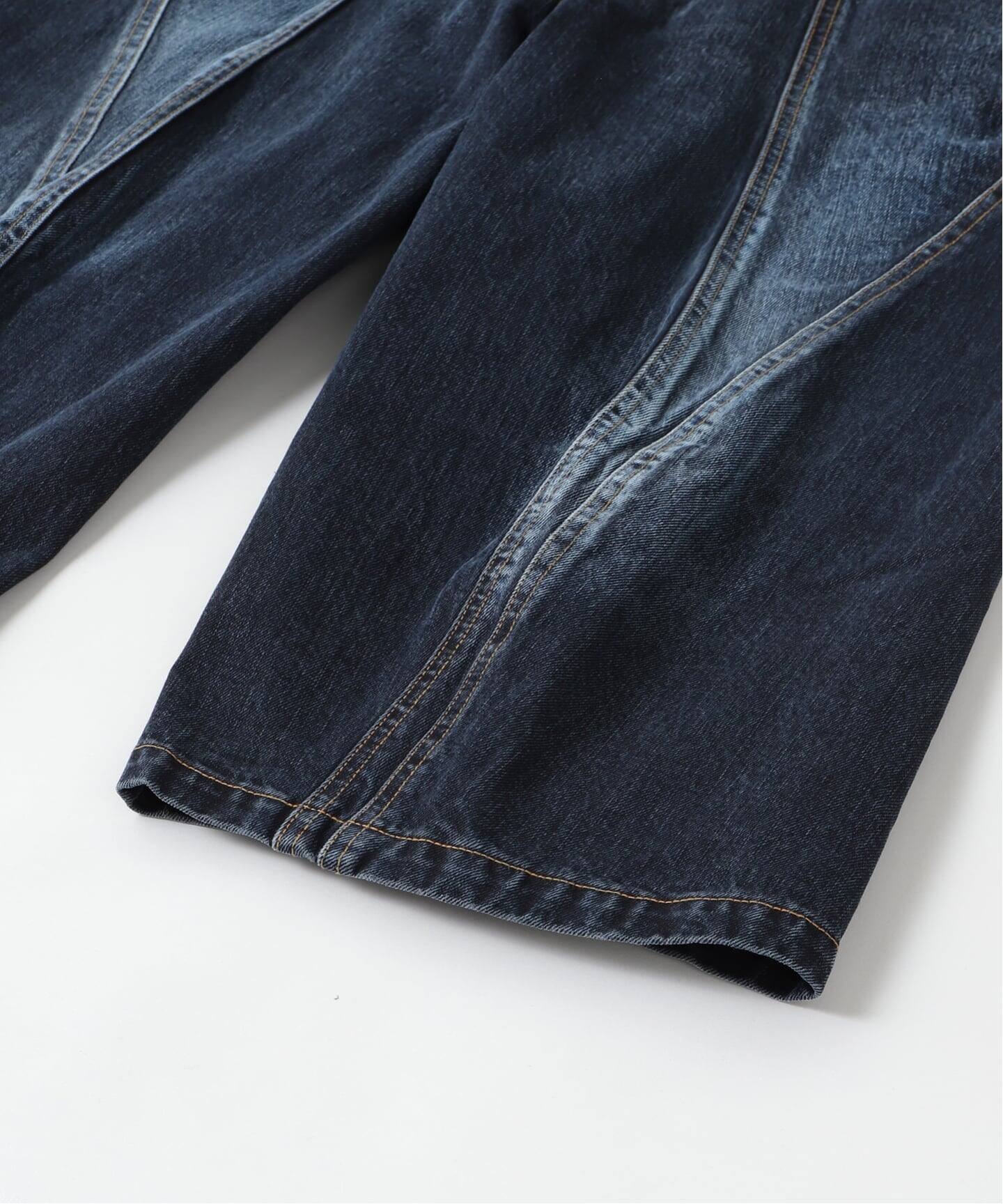 NVRFRGT / ネヴァーフォーゲット 3D TWISTED JORTS/DARK FADED INDI