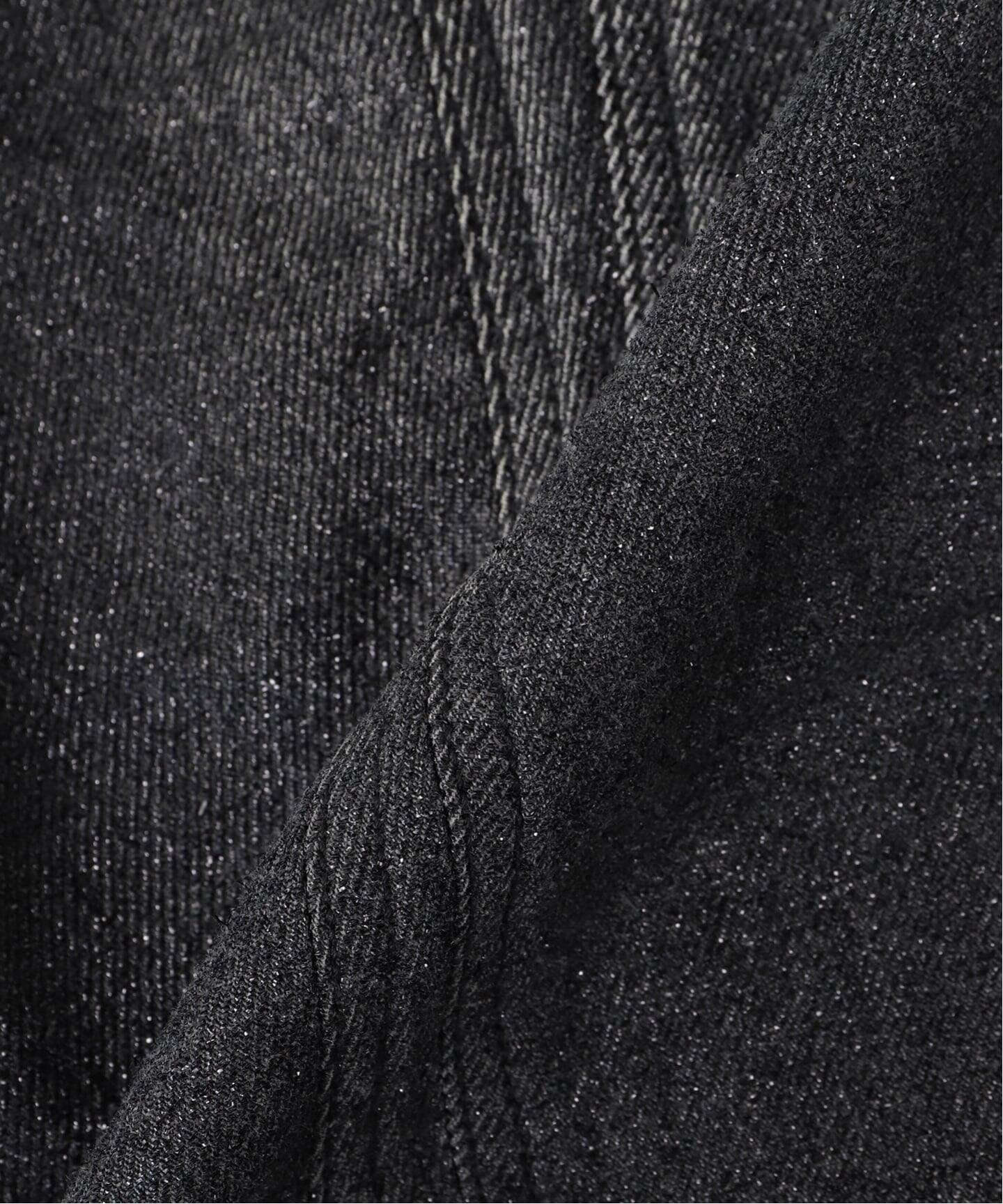 NVRFRGT / ネヴァーフォーゲット GLITTER TWILL 3D TWISTED JORTS