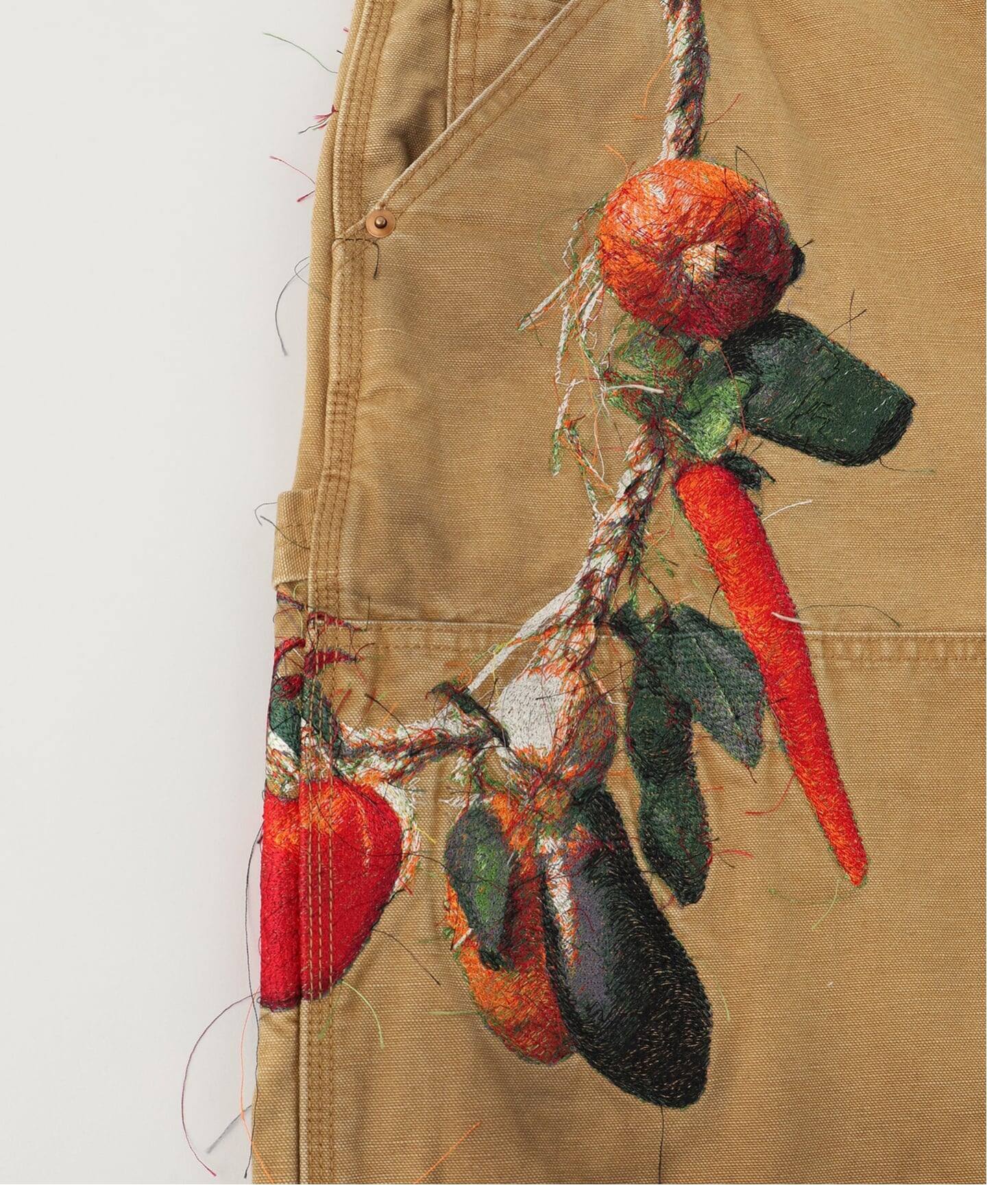 doublet / ダブレット VEGETABLE EMBROIDERY CUT-OFF PT（ショート 