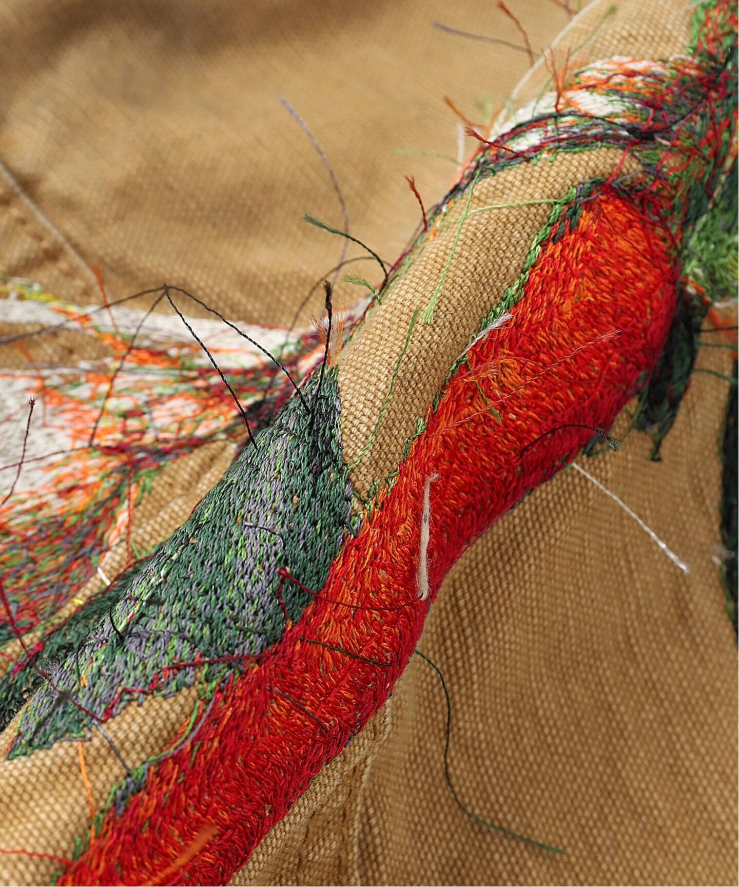 doublet / ダブレット VEGETABLE EMBROIDERY CUT-OFF PT（ショート