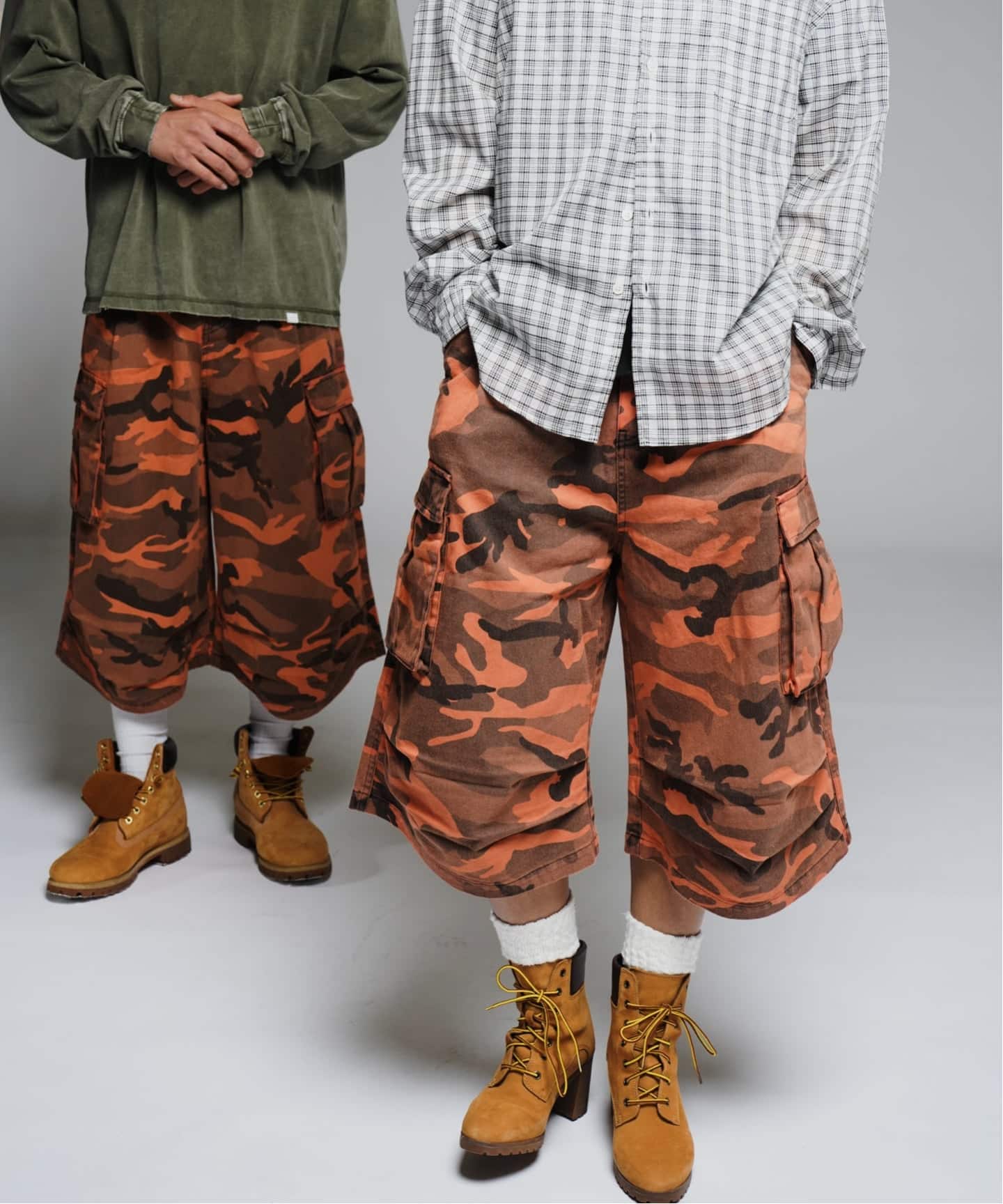 カモフラカーゴショートパンツ / J Camouflage Cargo Pants（ショート