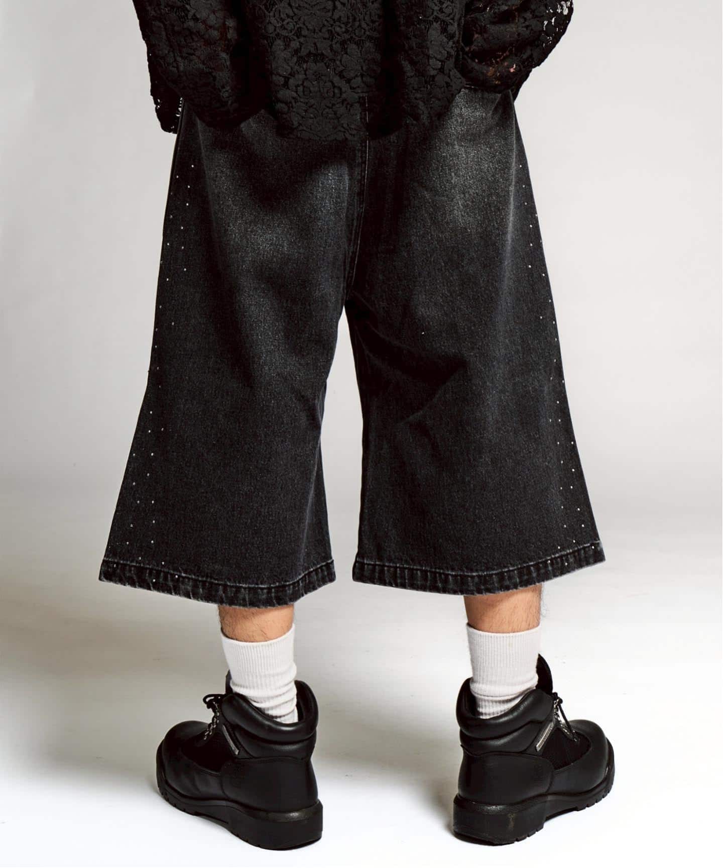 Rocawear デニムジョーツ(希少✨) ラインストーンパンツ ラインストーン デニムショーツ / J Rhine Stone Denim Shorts
