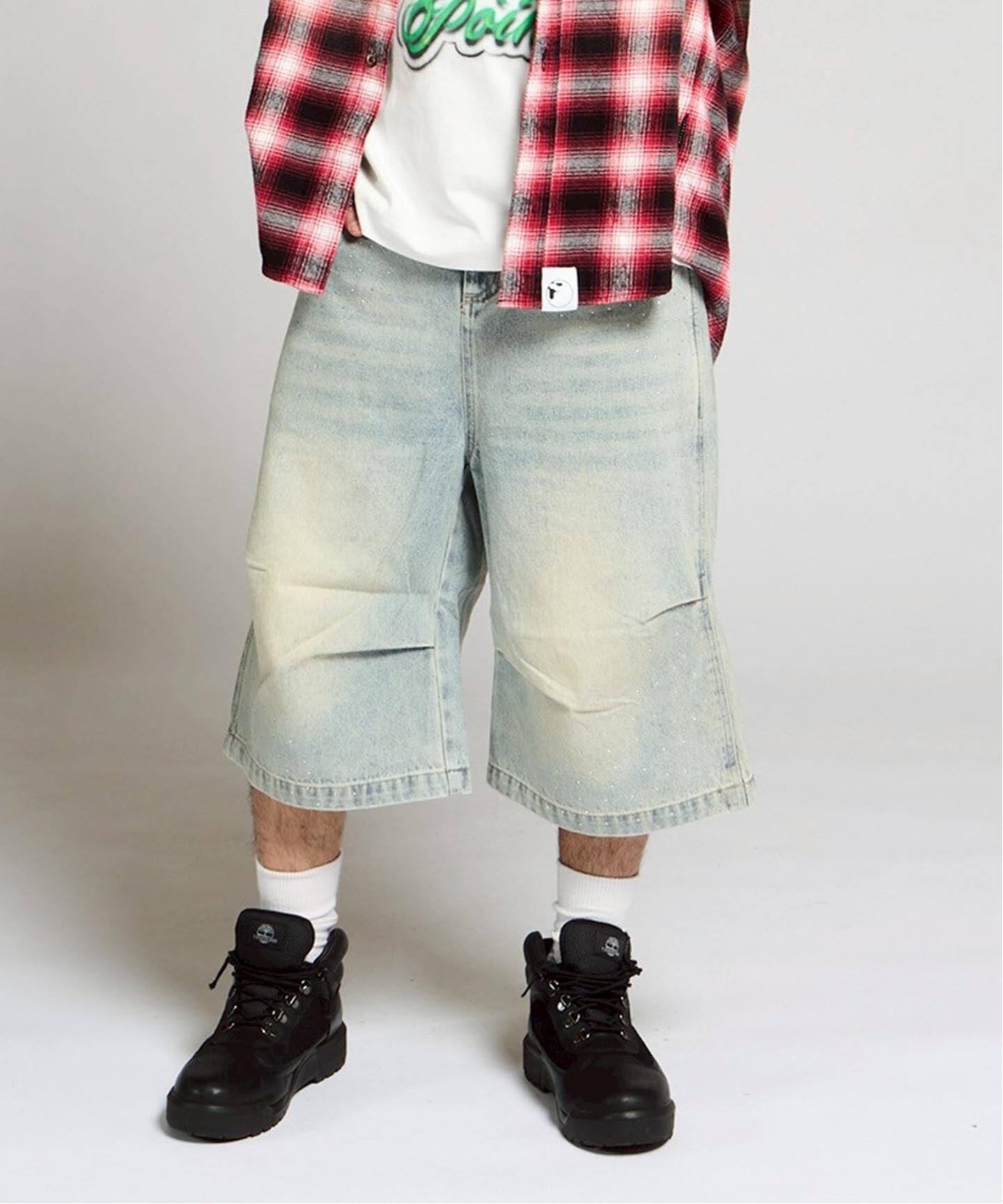 ラインストーン デニムショーツ / J Rhine Stone Denim Shorts