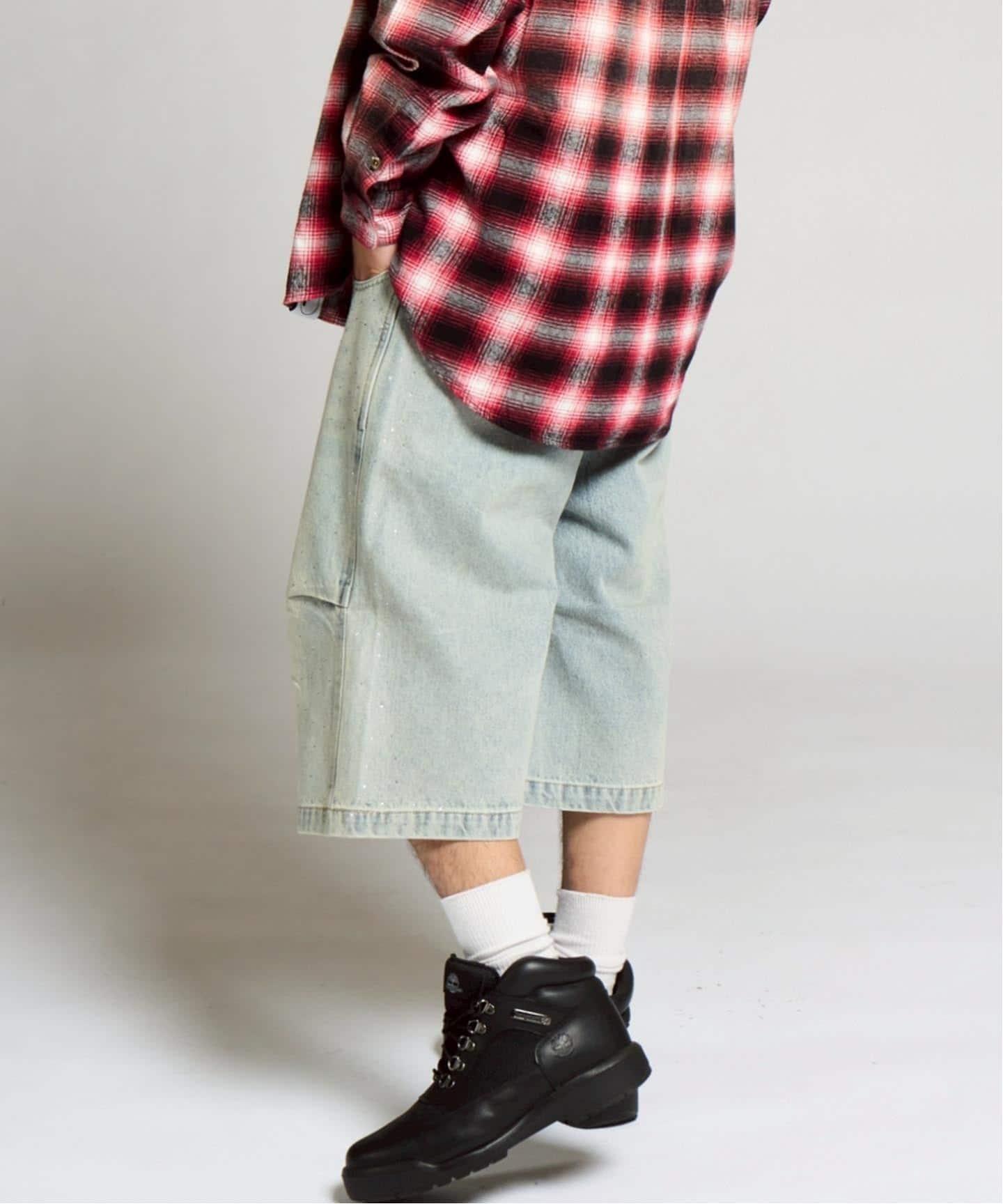 ラインストーン デニムショーツ / J Rhine Stone Denim Shorts
