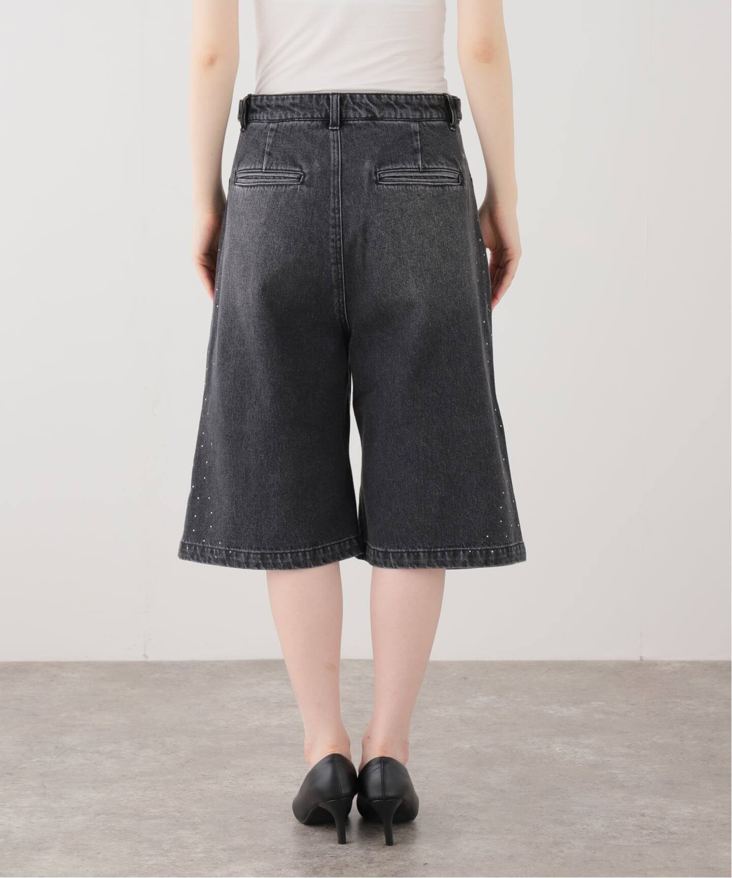 ラインストーン デニムショーツ / J Rhine Stone Denim Shorts