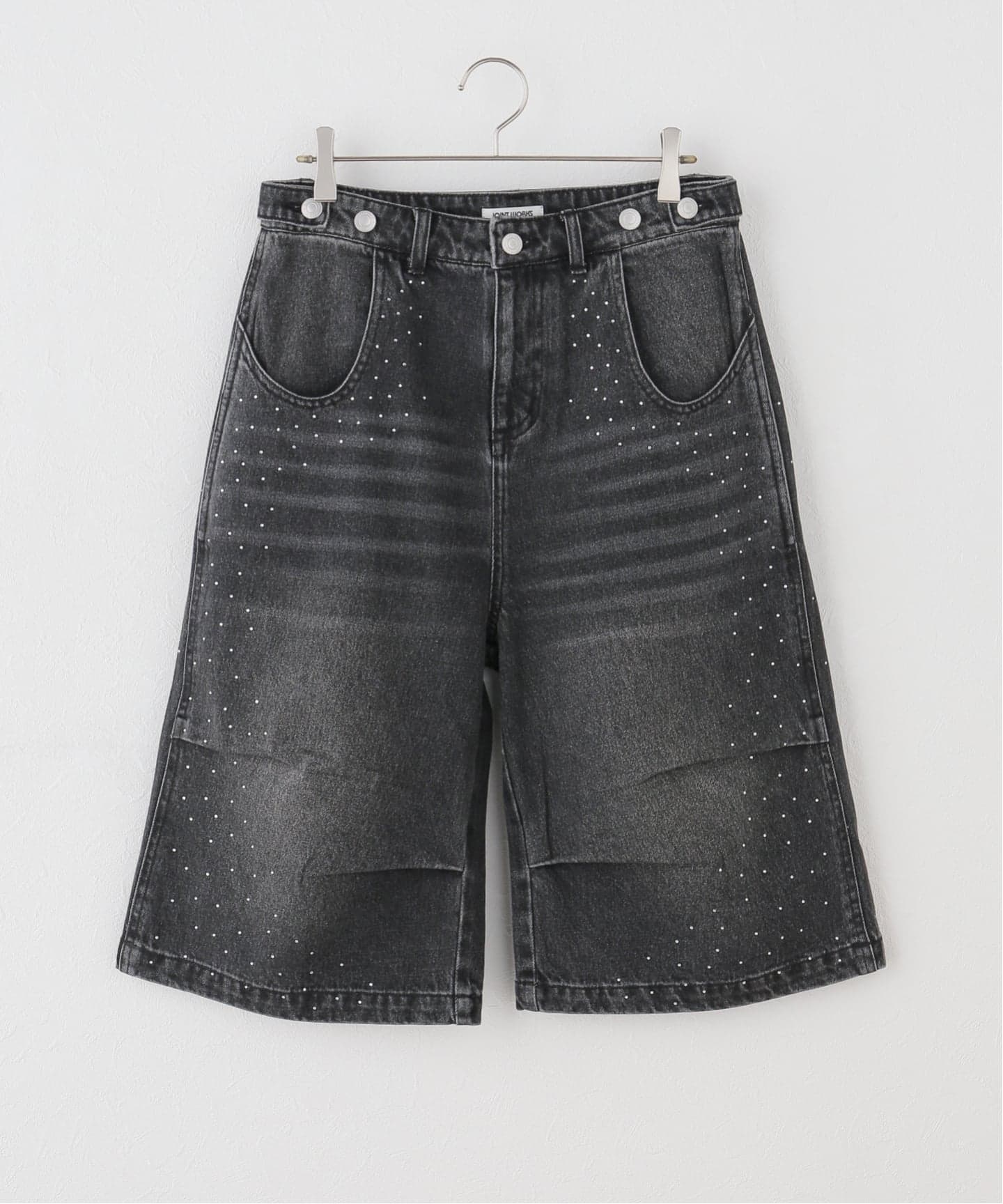 ラインストーン デニムショーツ / J Rhine Stone Denim Shorts ラインストーン デニムショーツ / J Rhine Stone Denim Shorts