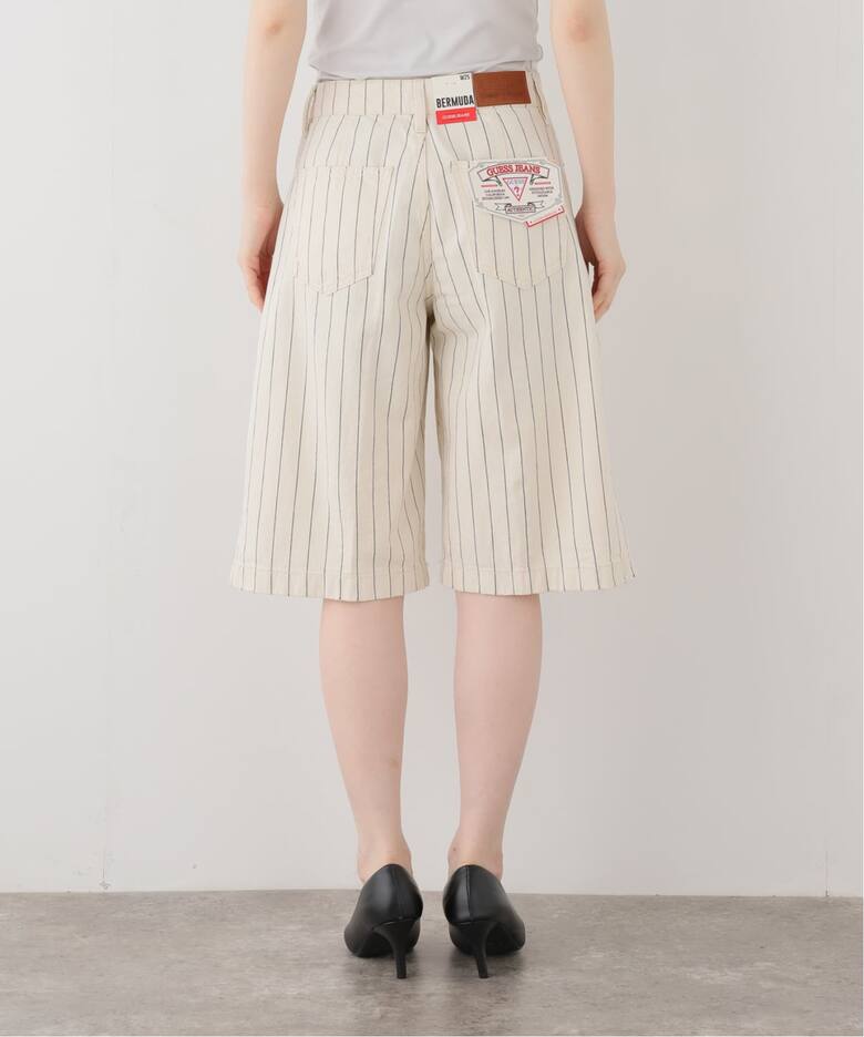 GUESS JEANS / ゲス ジーンズ CLASSIC PLEATED BERMUDA PANT（ショート 