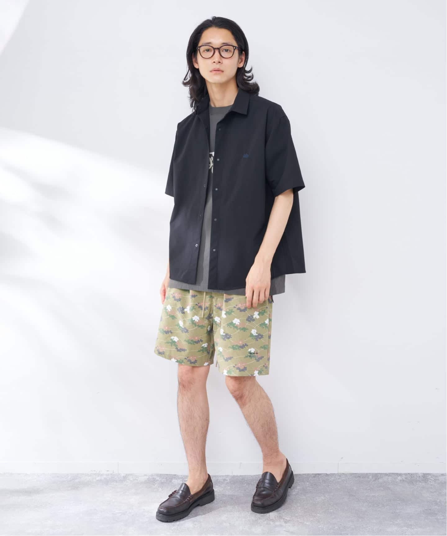 吸水速乾＆高通気性＆セットアップ着用可】FADE GRAPH POINT ショート
