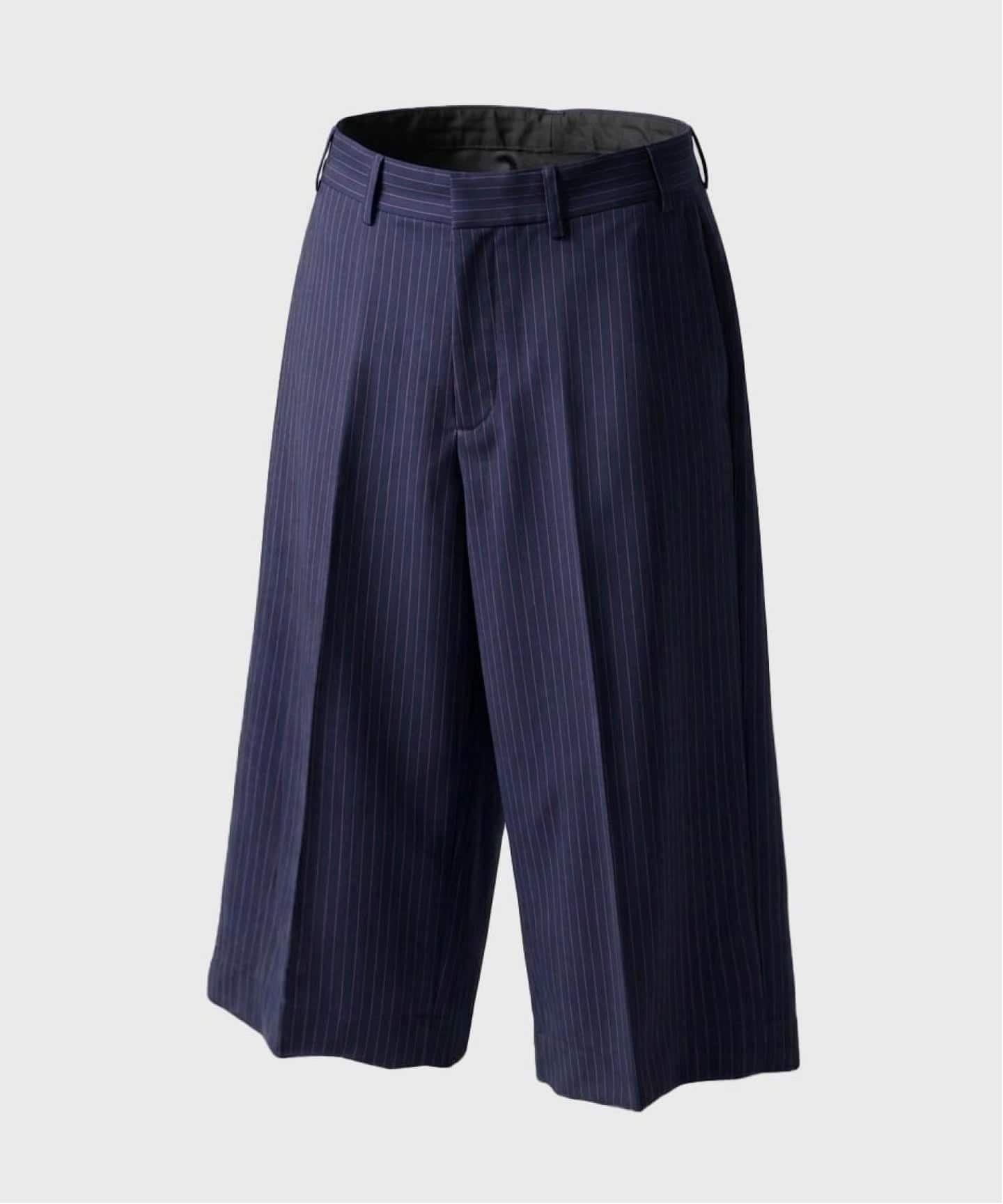 ≪予約≫NOCTO ARCHIVE/ノクト アーカイブ 3/4 Stripe Slacks Shorts