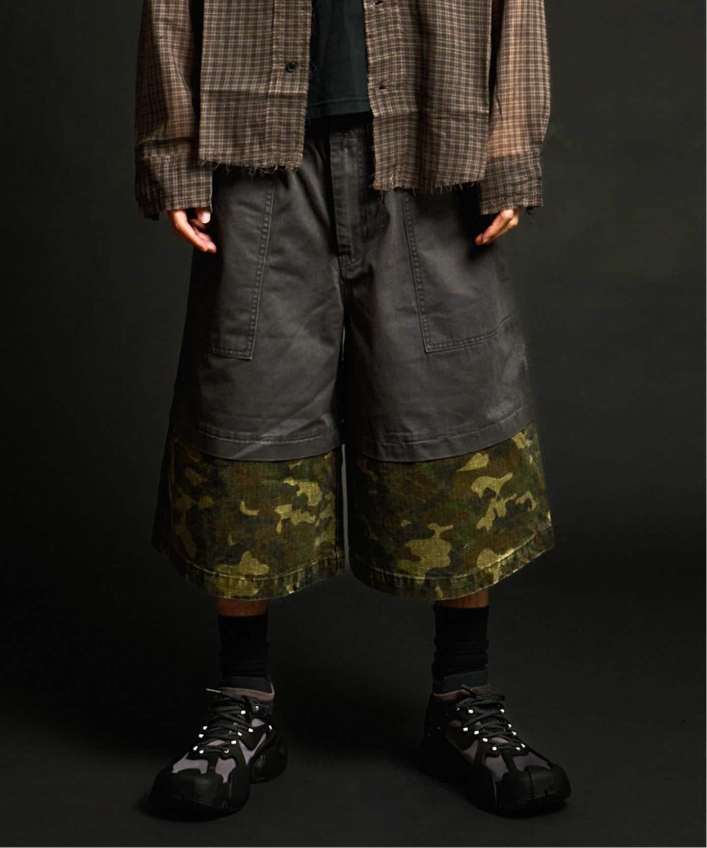 レイヤードカモショーツ / J Layered Camo Pants（ショート・ハーフ