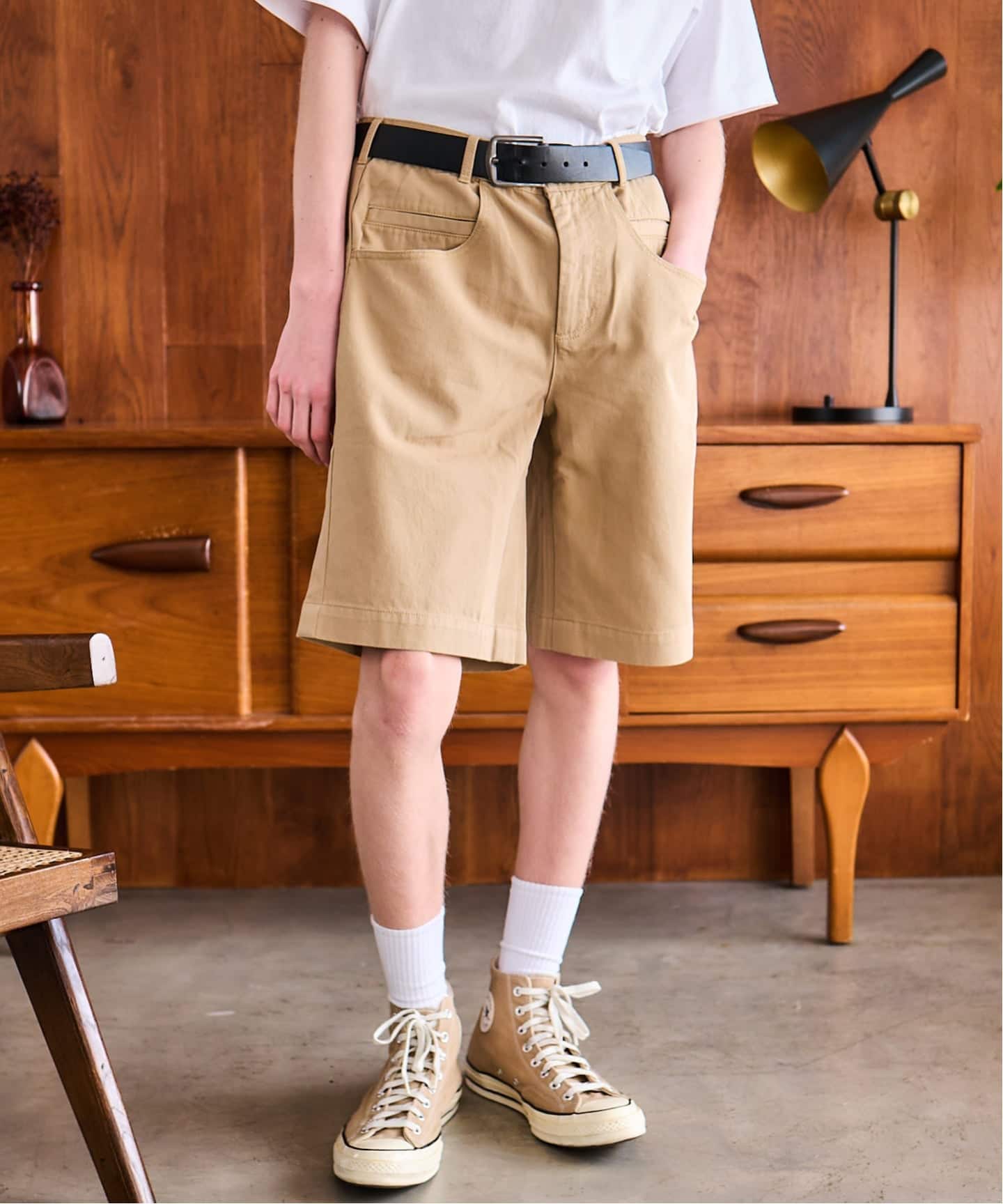 OSKR / オーエスケーアール Chino Faded Stand Up Shorts（ショート