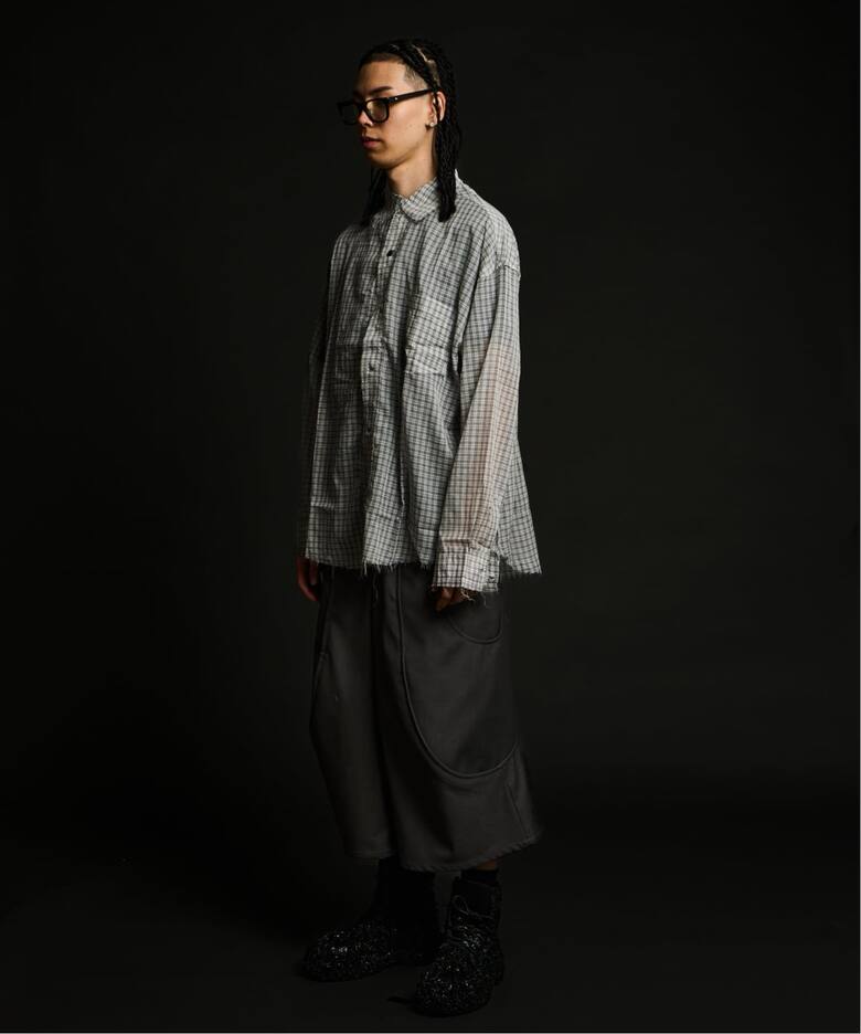 GOAT ESSENCE / ゴートエッセンス TUCK CURVE WIDE SHORTS（ショート 
