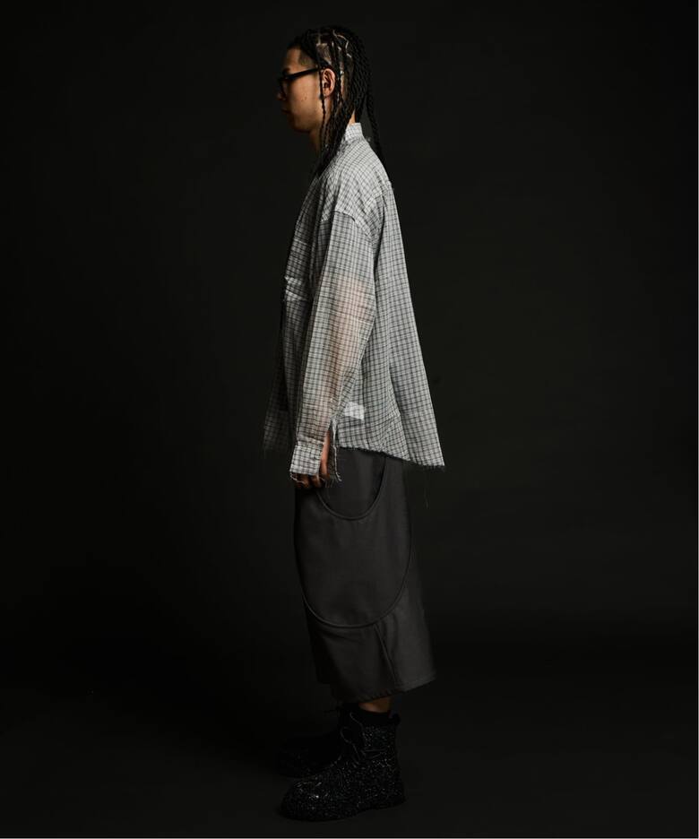 GOAT ESSENCE / ゴートエッセンス TUCK CURVE WIDE SHORTS（ショート 